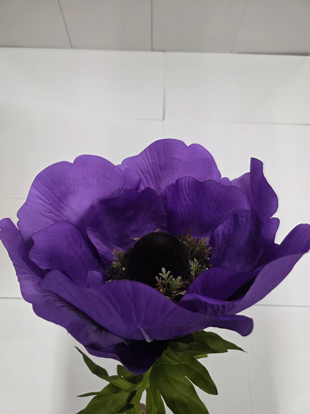 Artificial Giant Anemone Purple Stem
