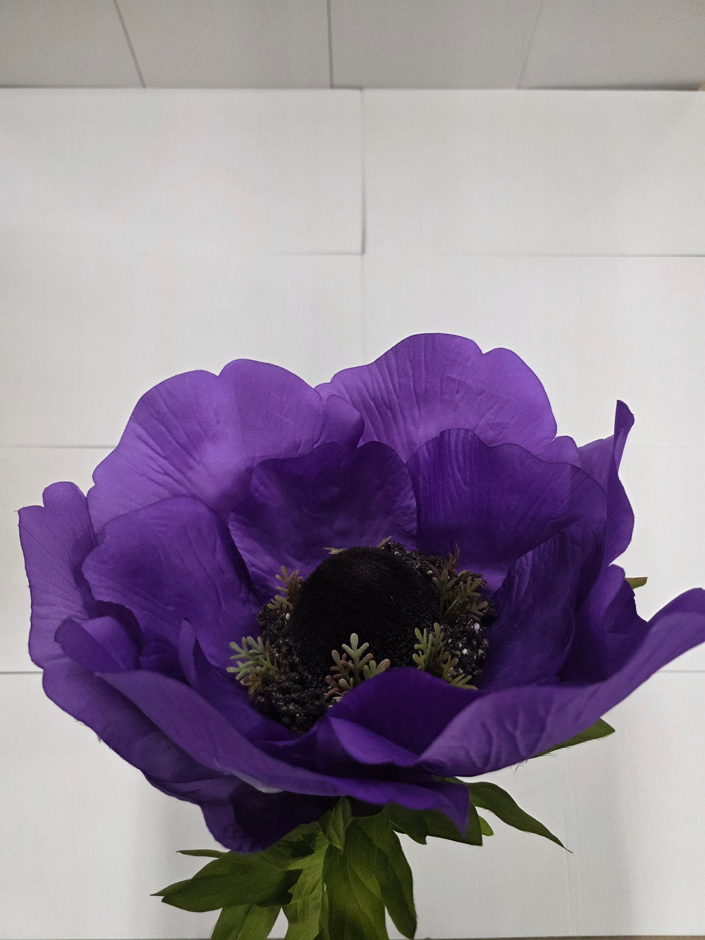 Artificial Giant Anemone Purple Stem