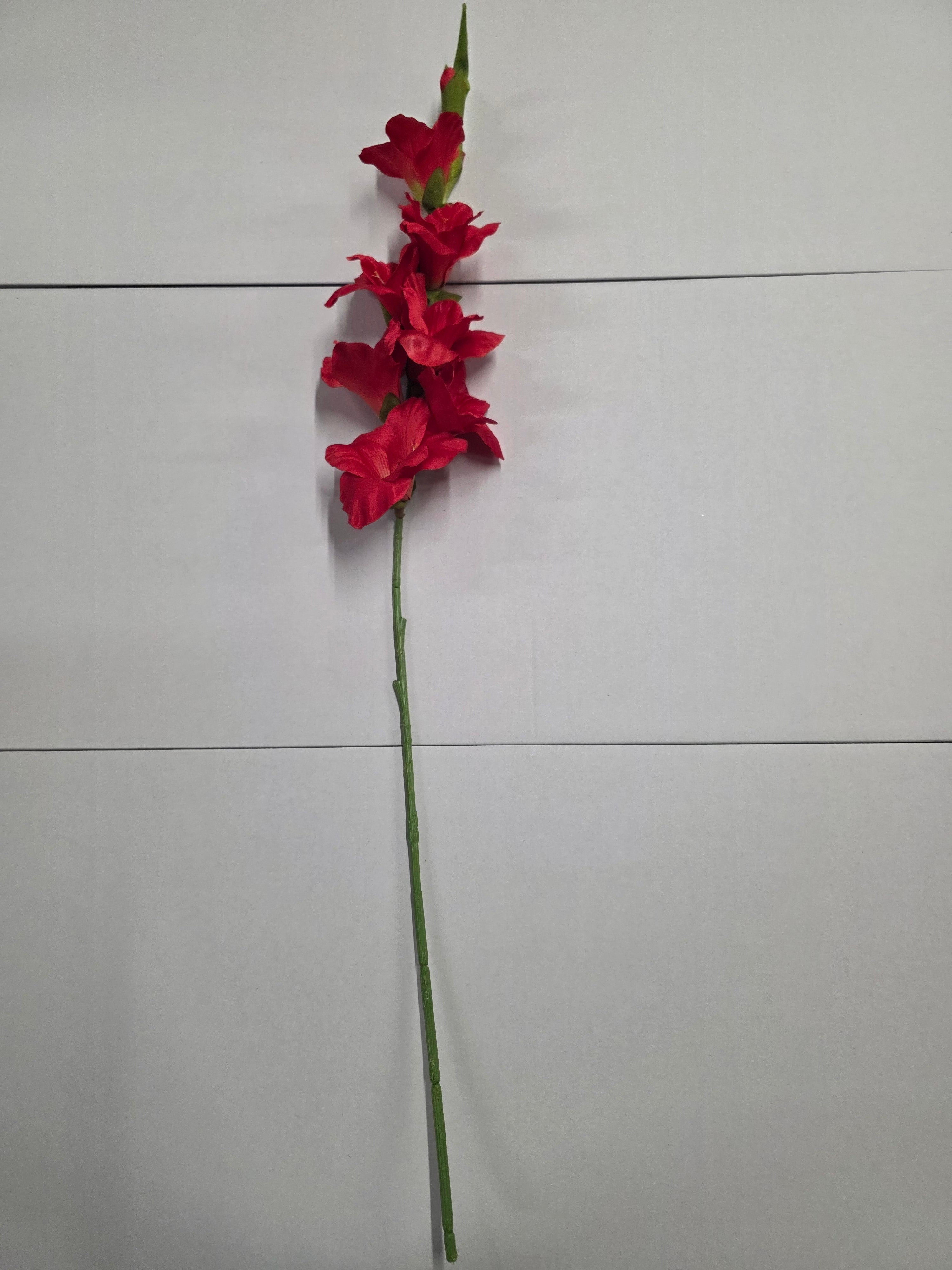 Artificial Gladiola Red(PACK OF 2)