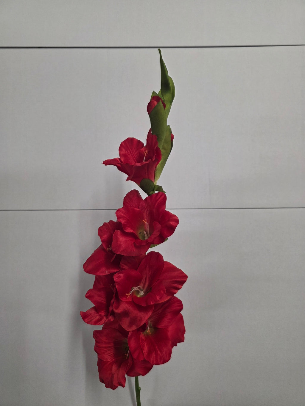 Artificial Gladiola Red(PACK OF 2)