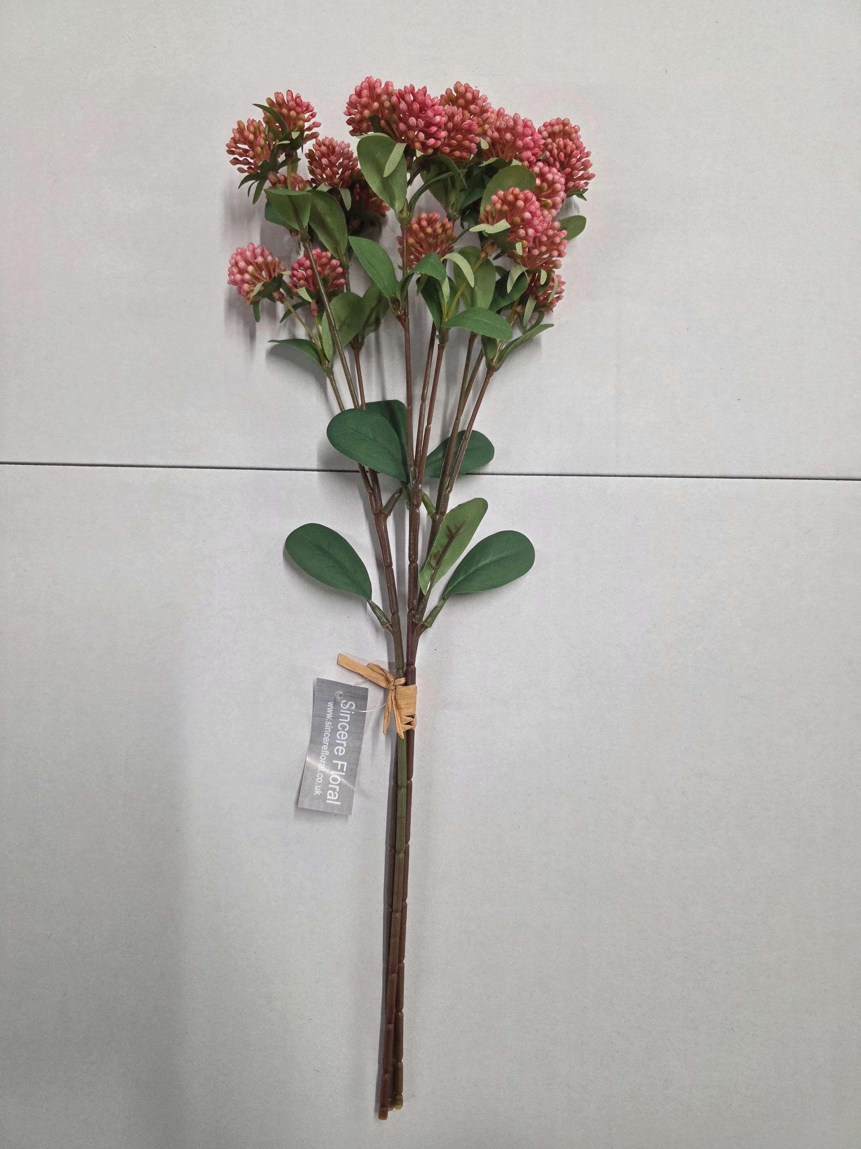 Artificial Gomphrena Pink Hand Tied (PACK OF 2)