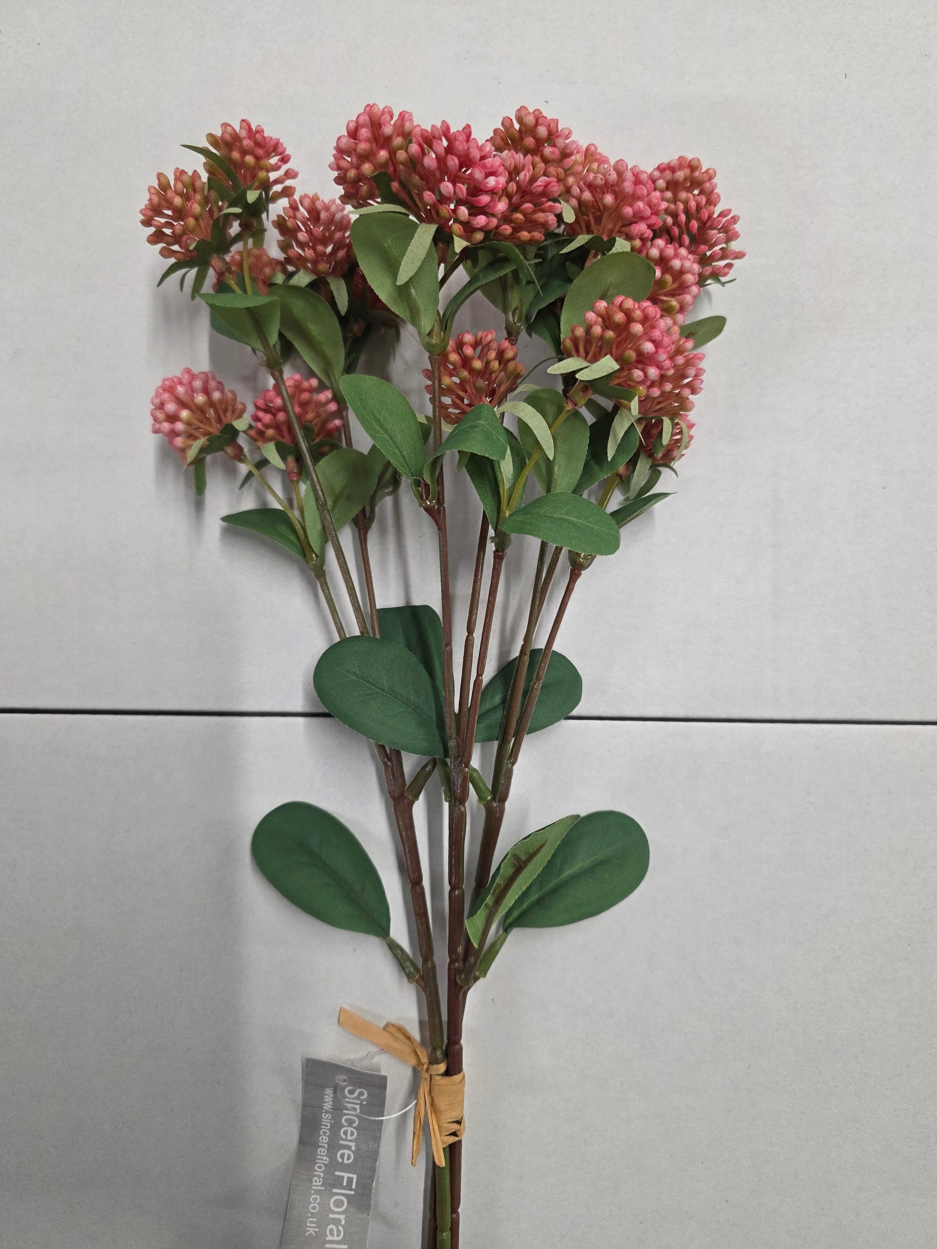 Artificial Gomphrena Pink Hand Tied (PACK OF 2)