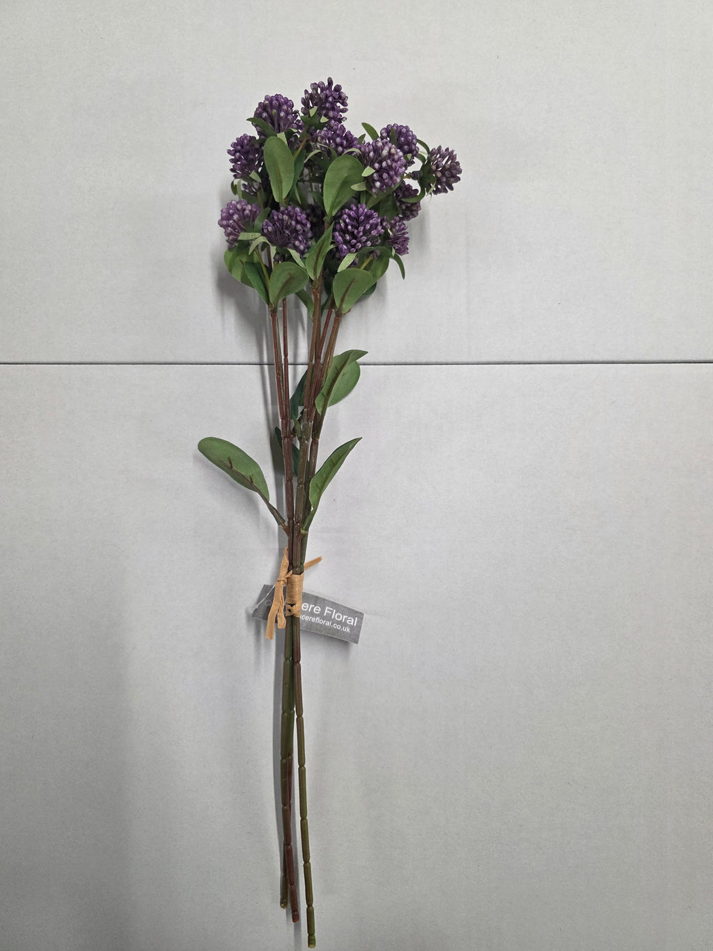 Artificial Gomphrena Purple Hand Tied (PACK OF 2)