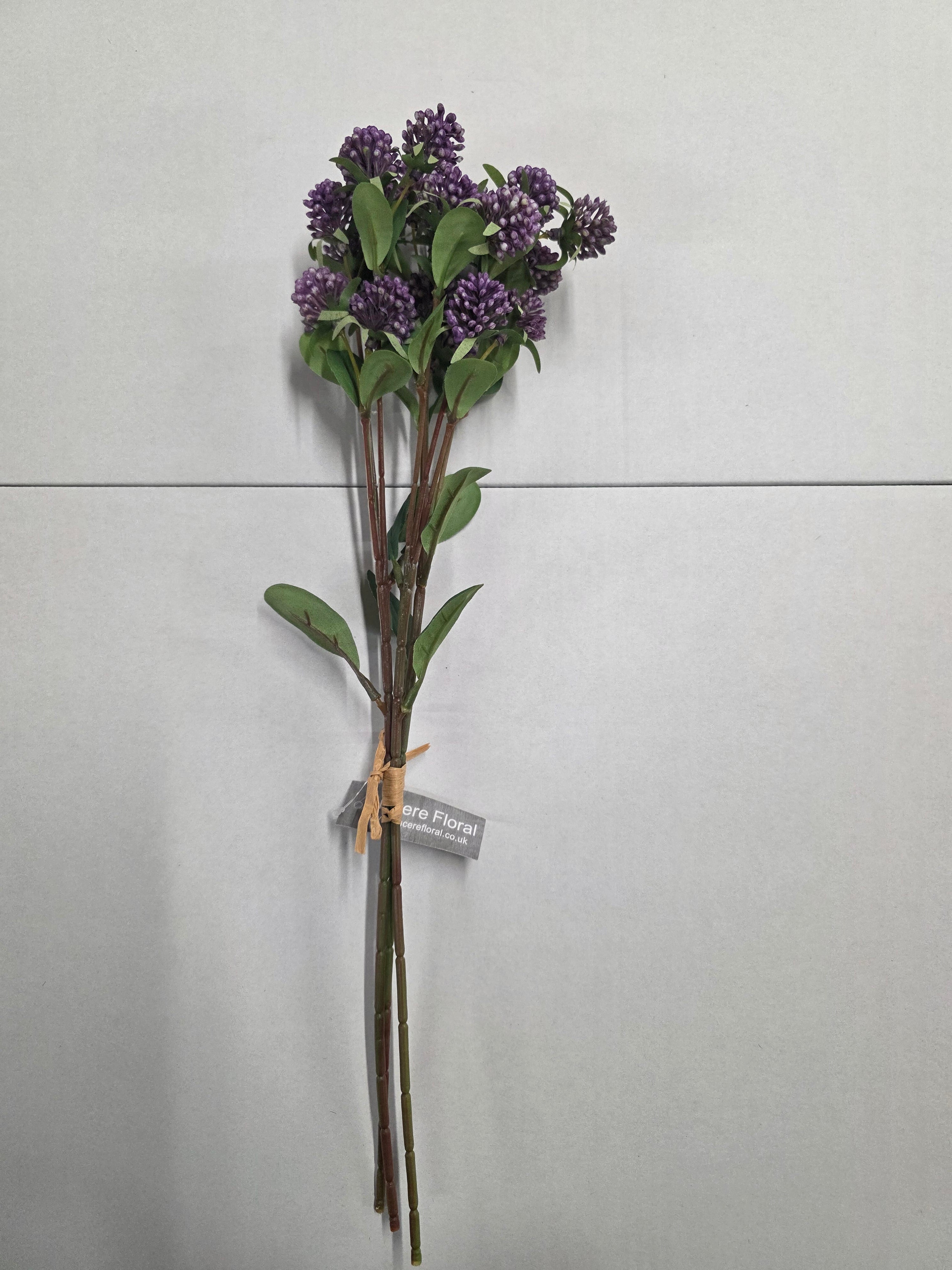 Artificial Gomphrena Purple Hand Tied (PACK OF 2)