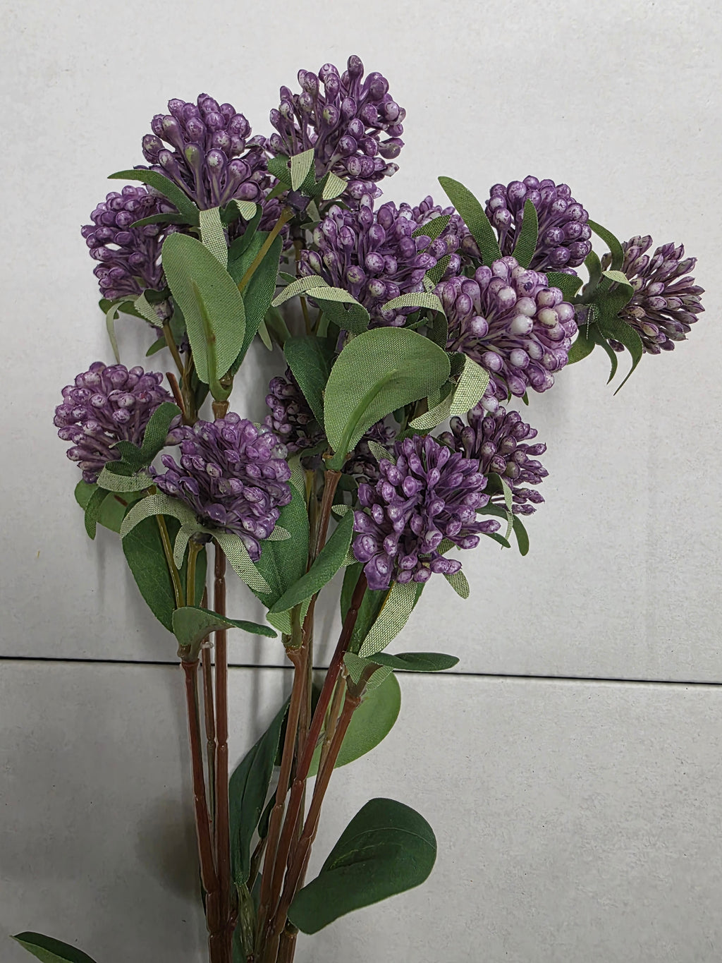 Artificial Gomphrena Purple Hand Tied (PACK OF 2)
