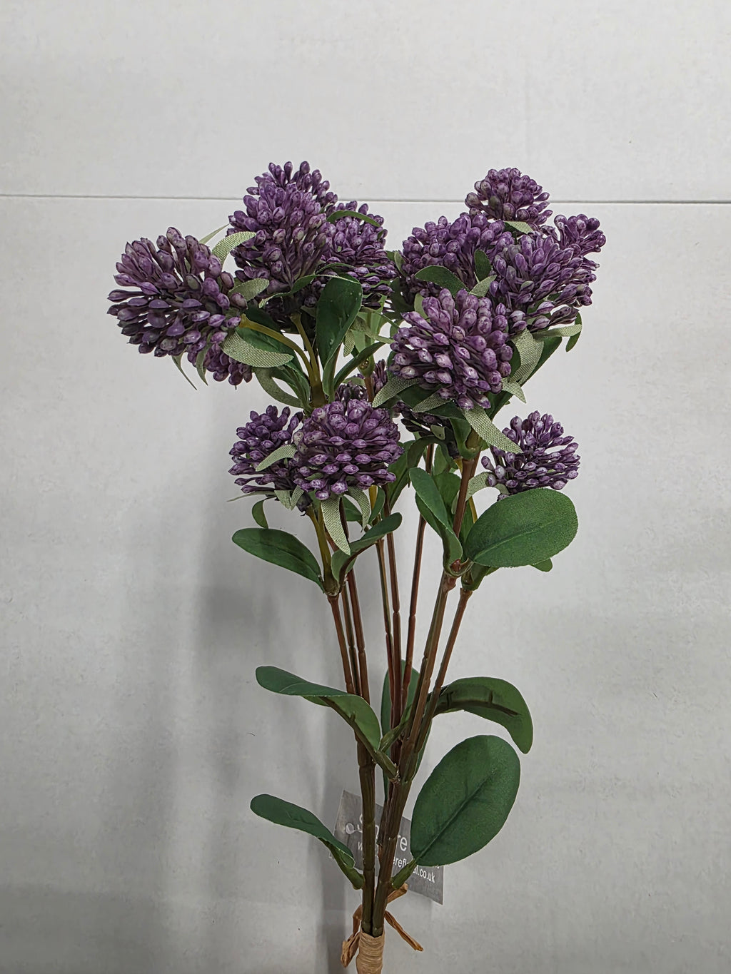Artificial Gomphrena Purple Hand Tied (PACK OF 2)