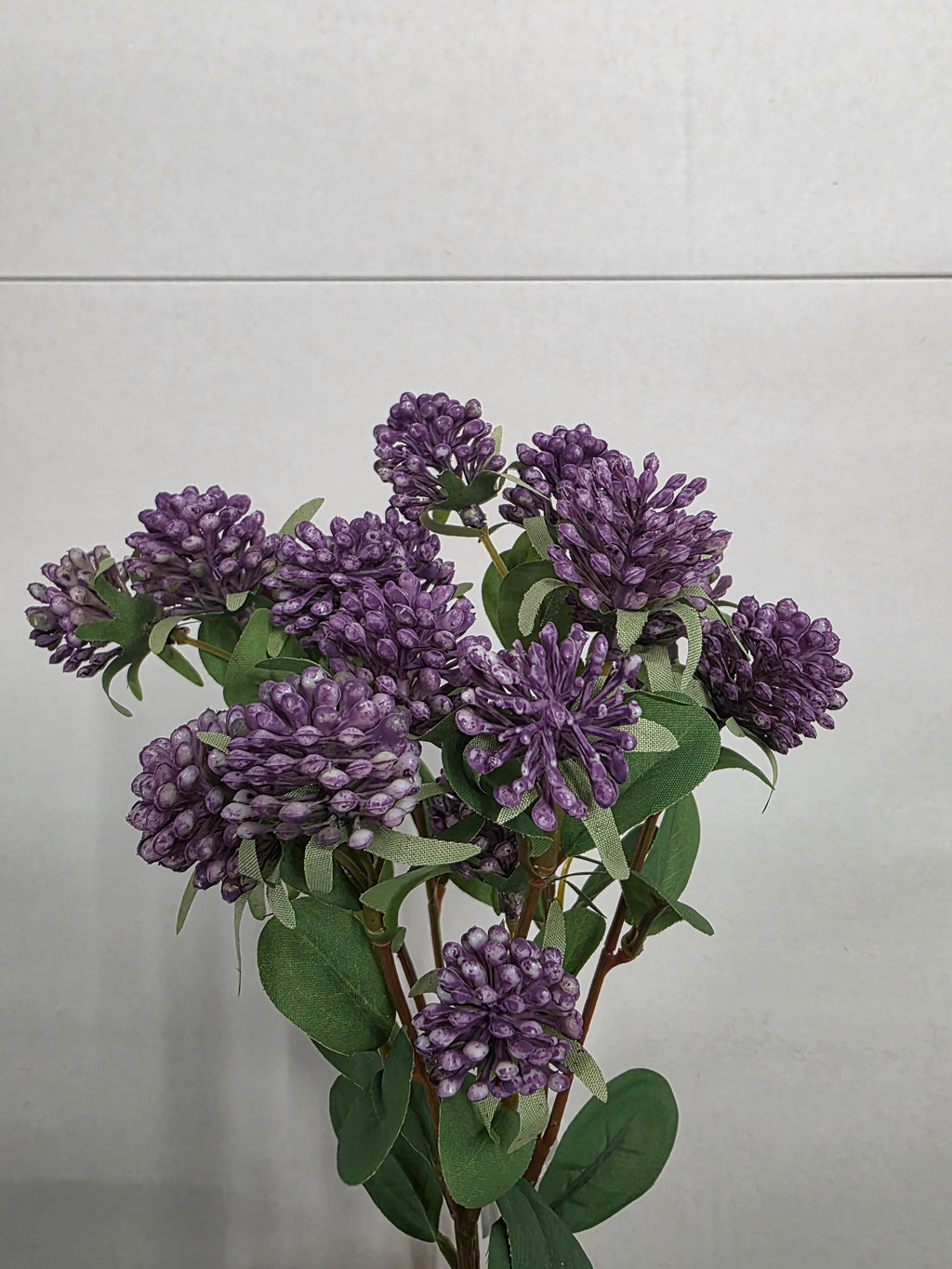 Artificial Gomphrena Purple Hand Tied (PACK OF 2)