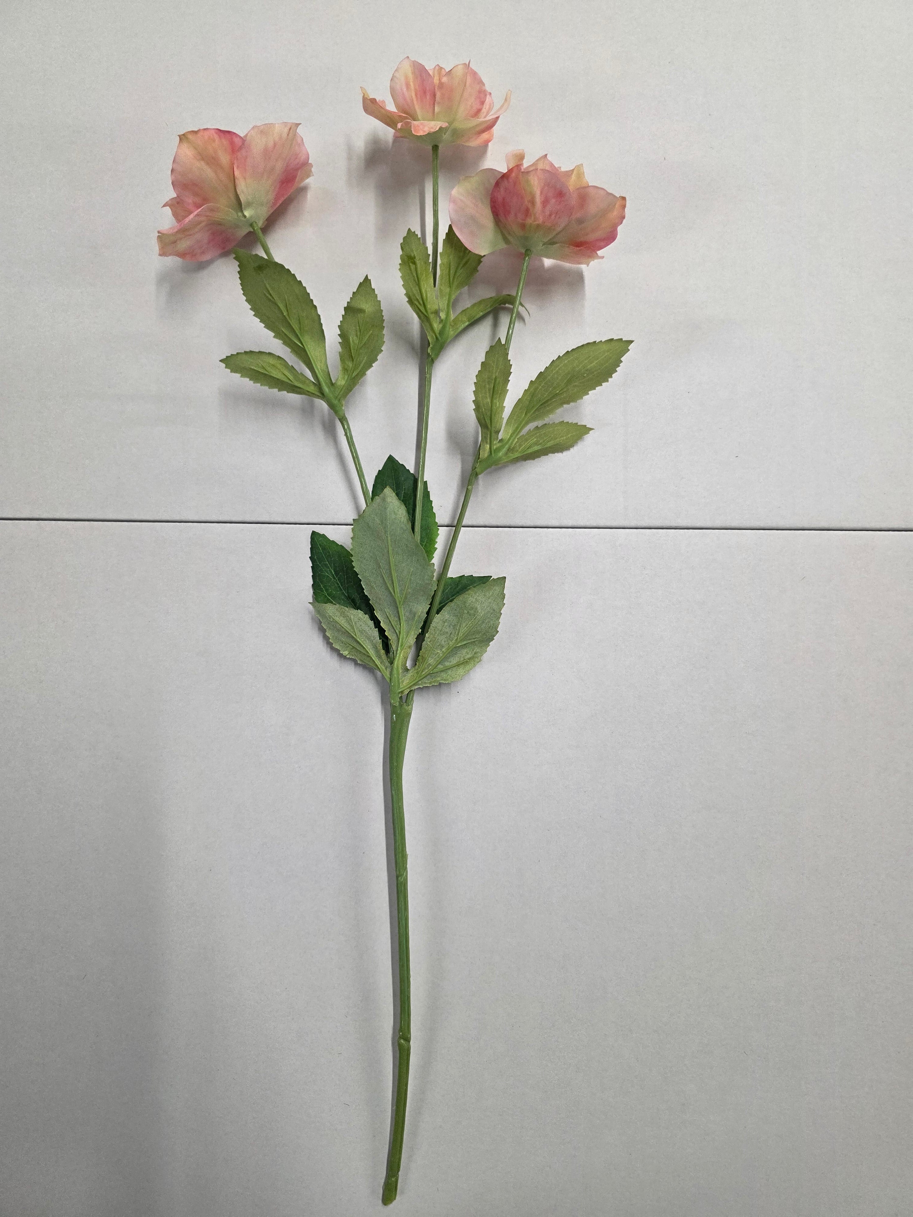 Artificial Hellebore Spray Pink (PACK OF 2)