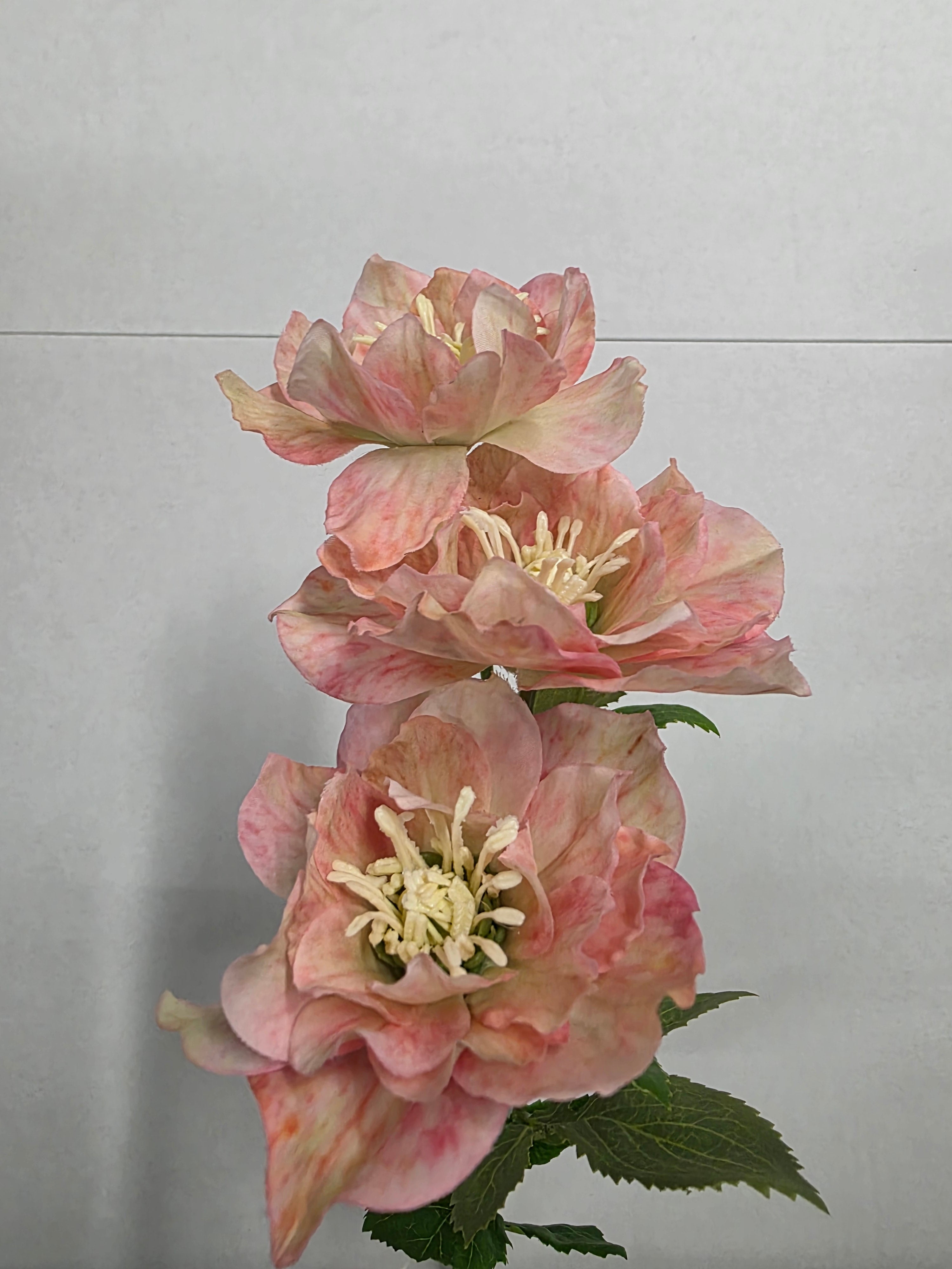 Artificial Hellebore Spray Pink (PACK OF 2)