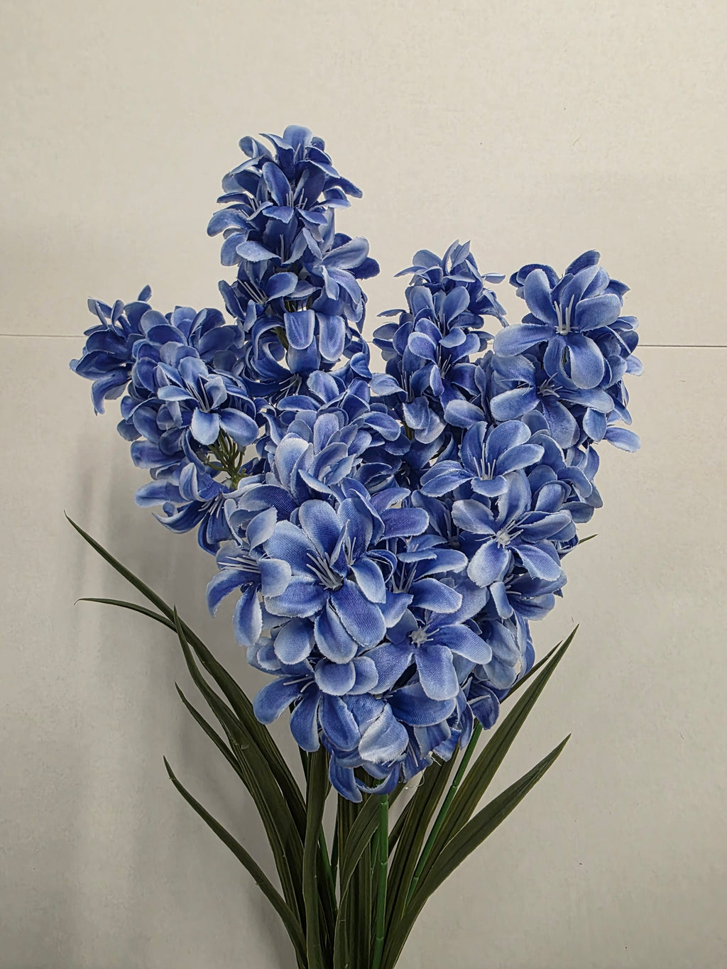 Artificial Hyacinth Blue X7 65cm