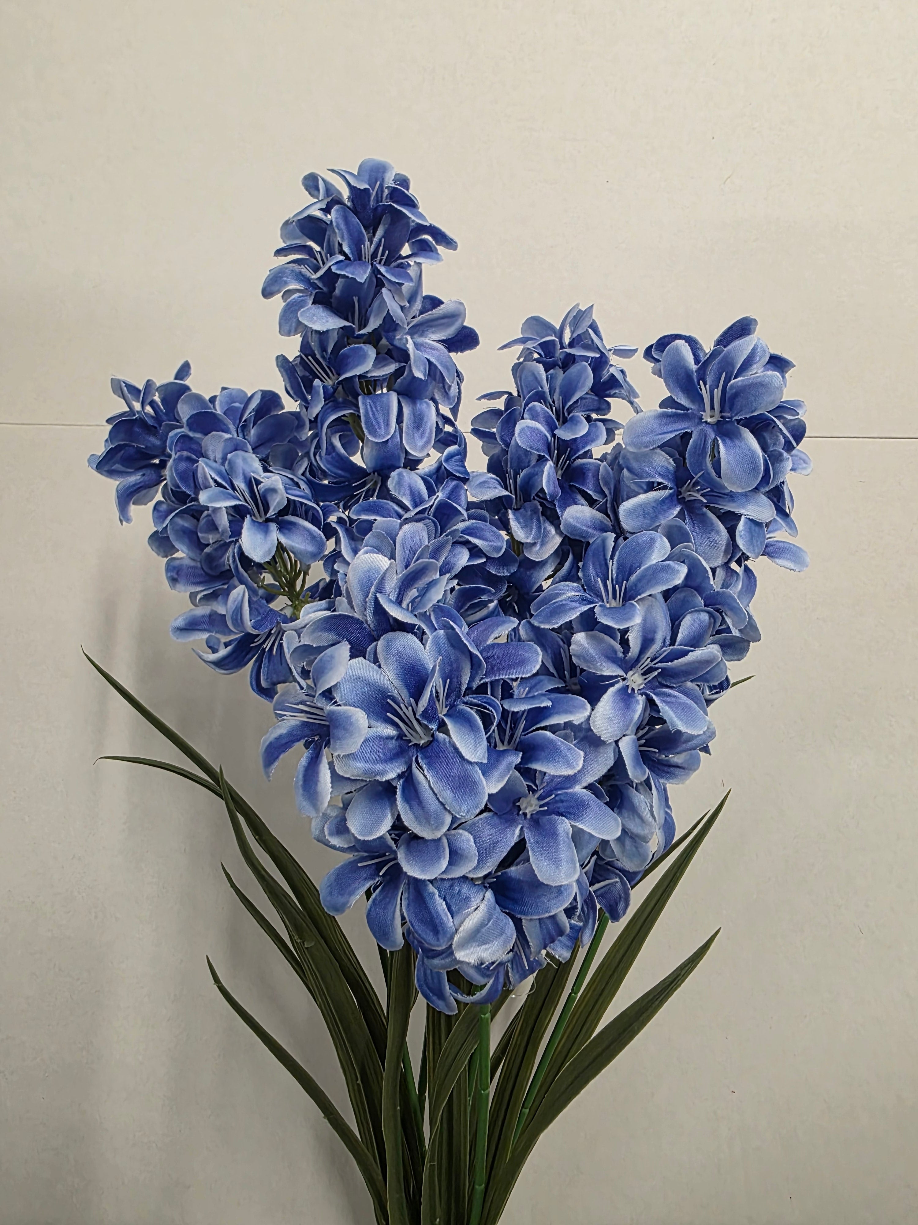 Artificial Hyacinth Blue X7 65cm