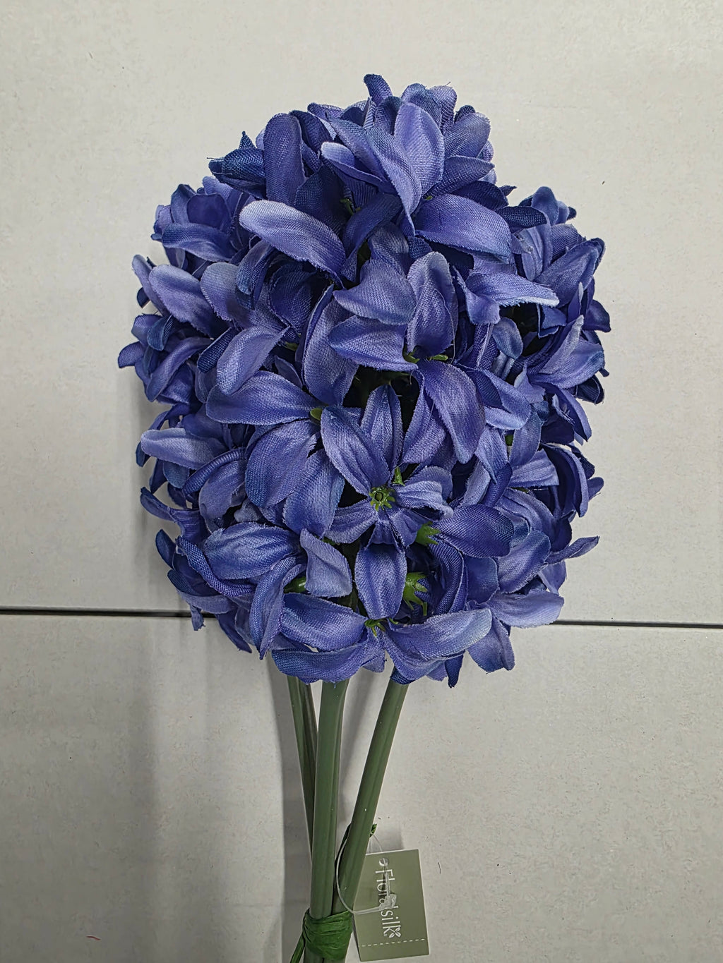Artificial Hyacinth Bundle Blue X3 42cm