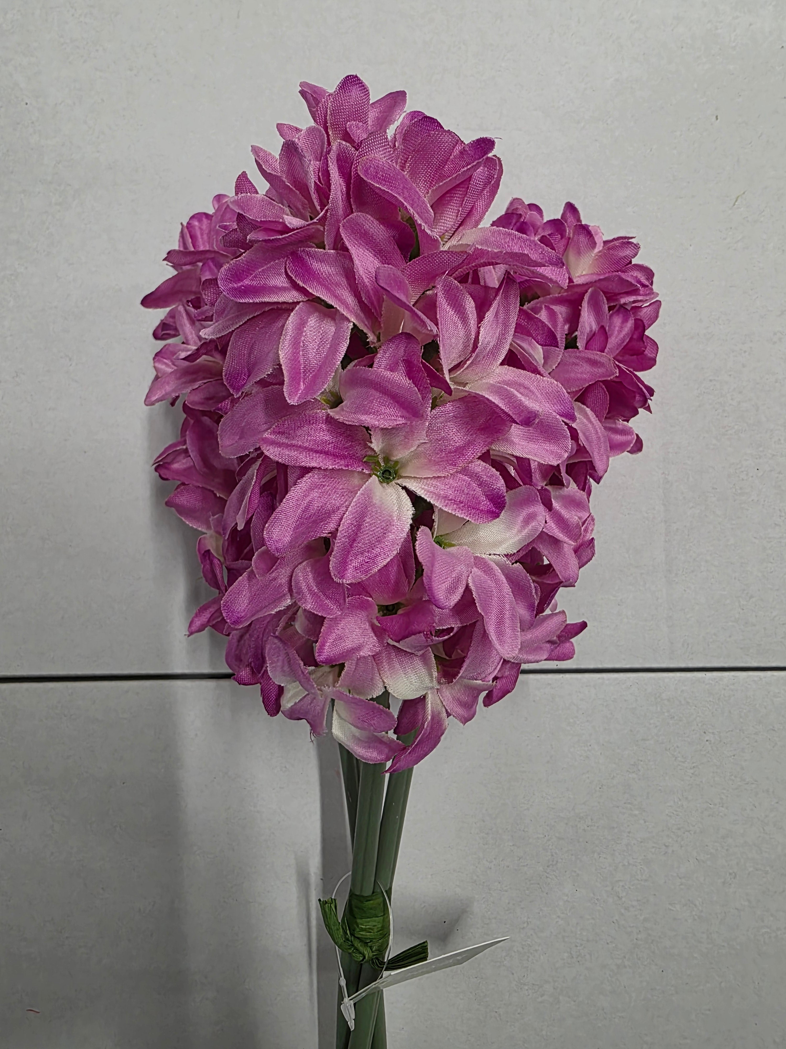 Artificial Hyacinth Bundle Pink X3 42cm