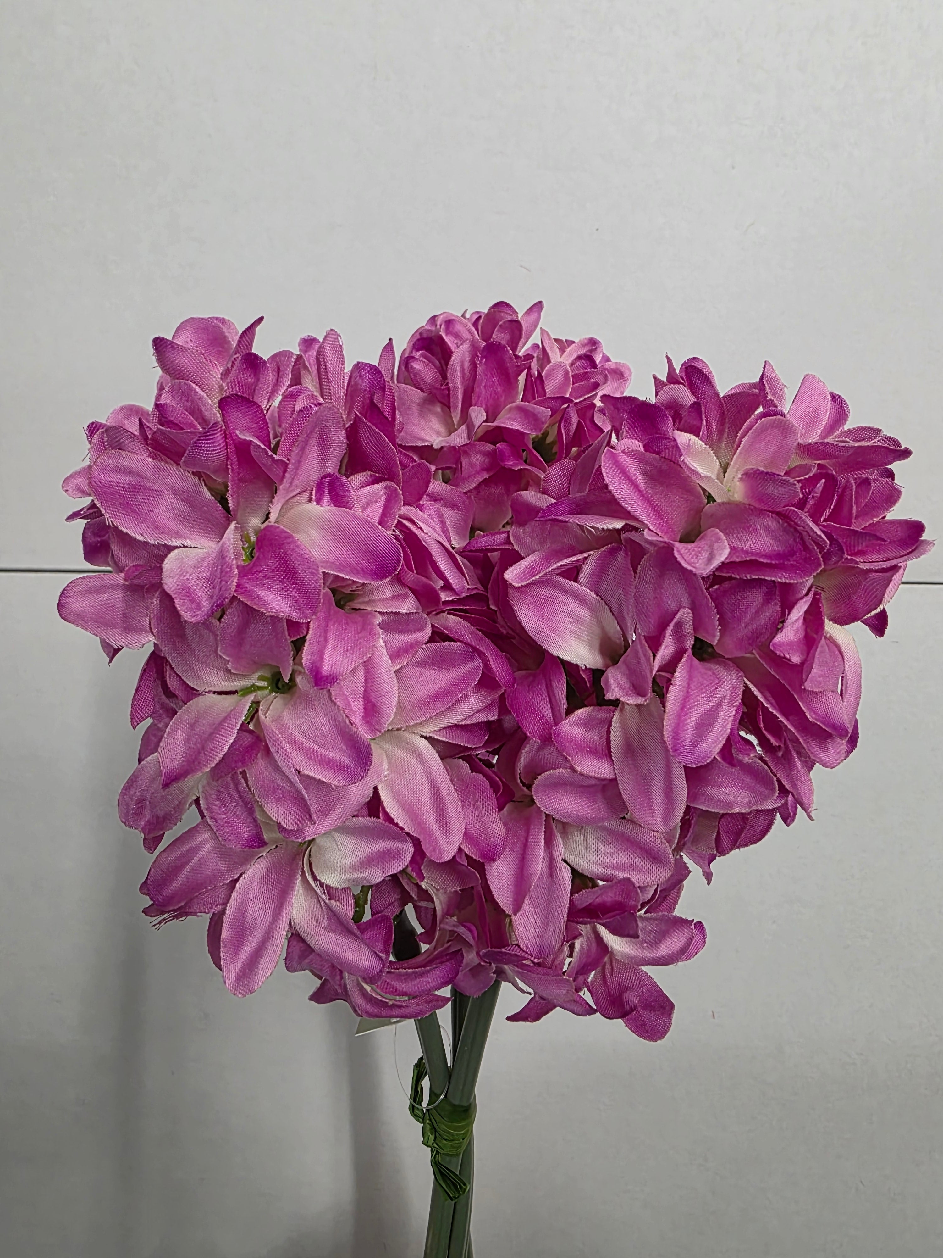 Artificial Hyacinth Bundle Pink X3 42cm