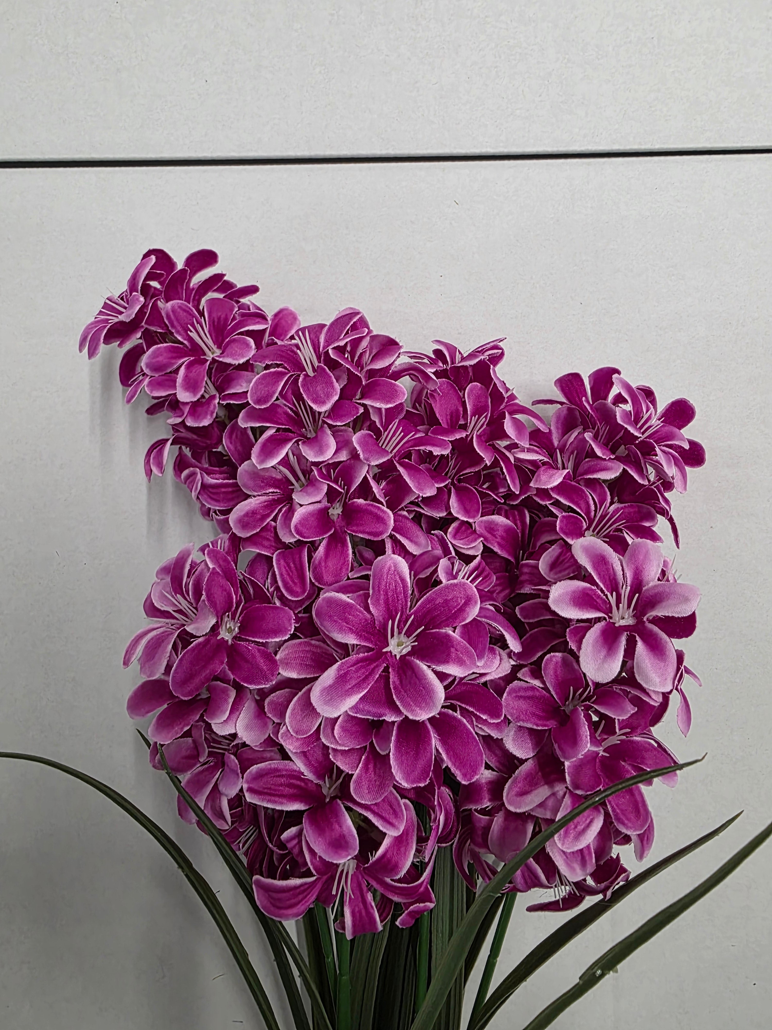 Artificial Hyacinth Purple X7 65cm