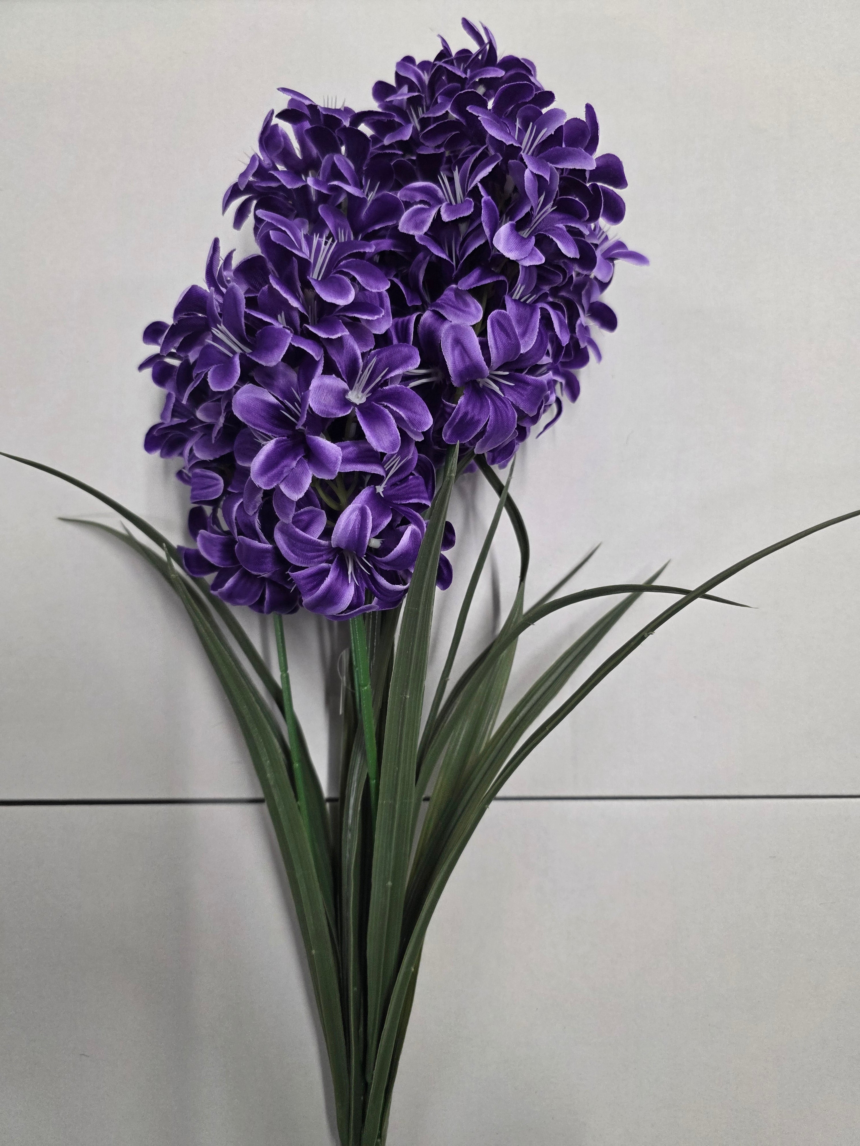 Artificial Hyacinth Violet X7 65cm