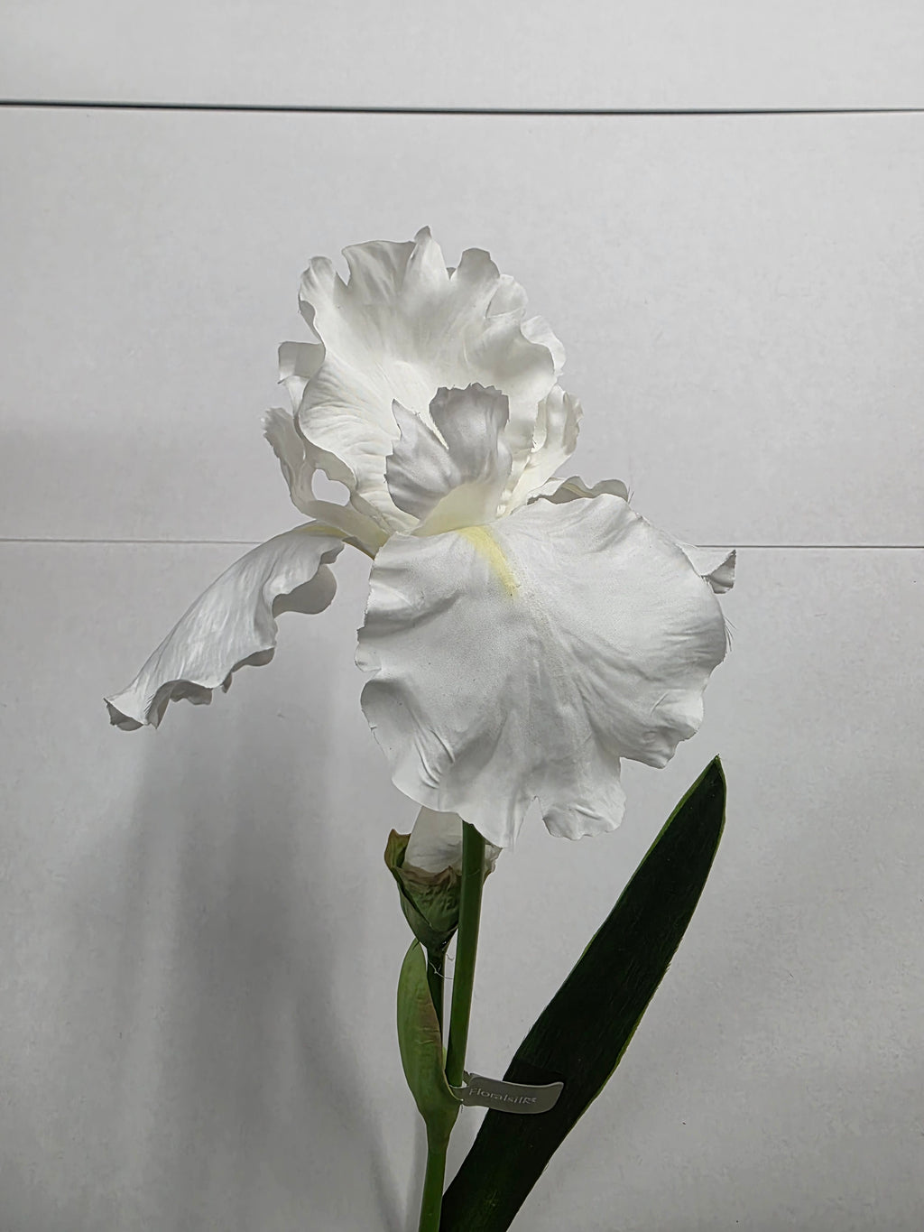 Artificial Iris White Flag 90cm