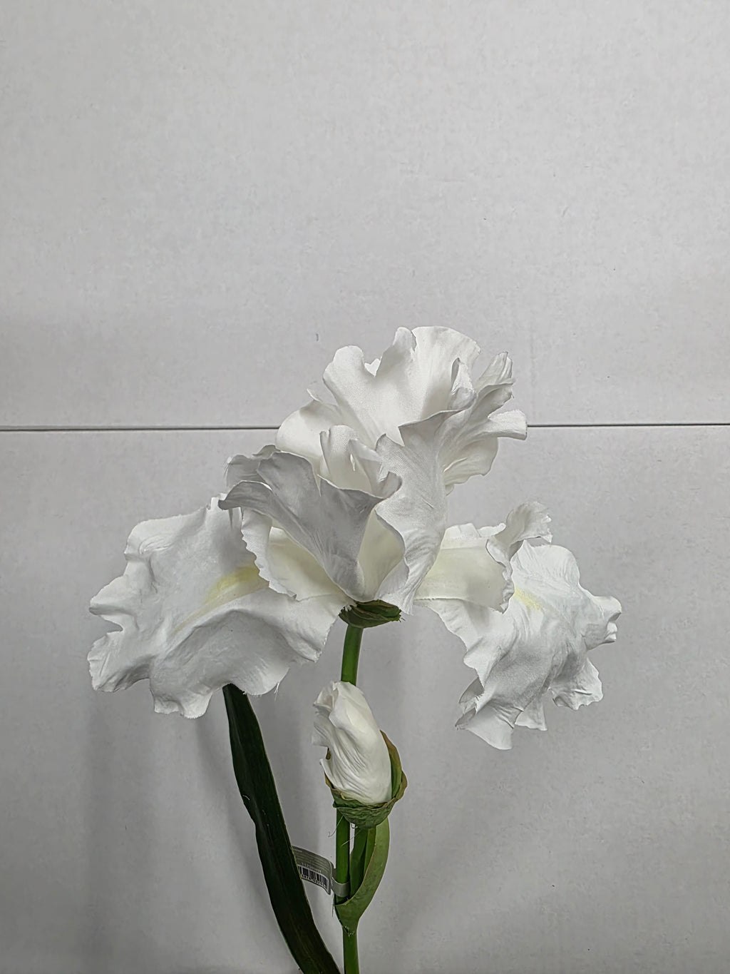 Artificial Iris White Flag 90cm