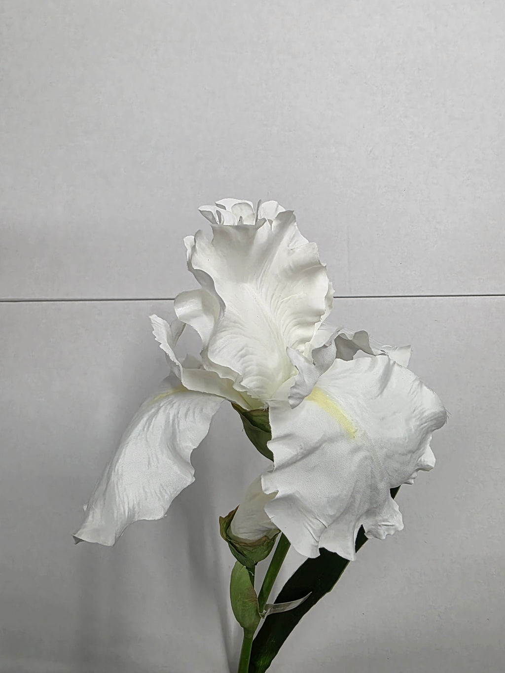 Artificial Iris White Flag 90cm