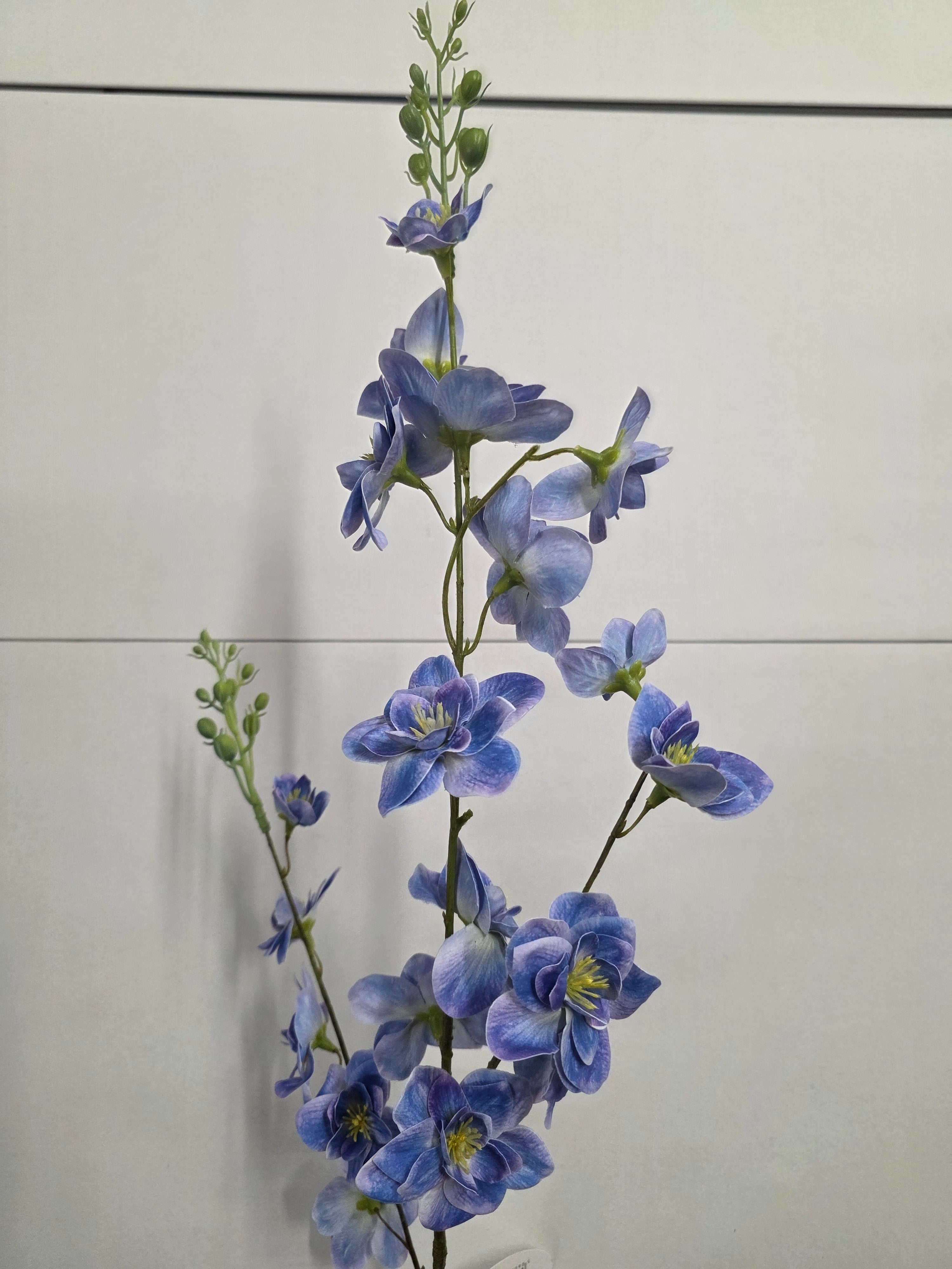 Artificial Larkspur Spray Blue 97cm