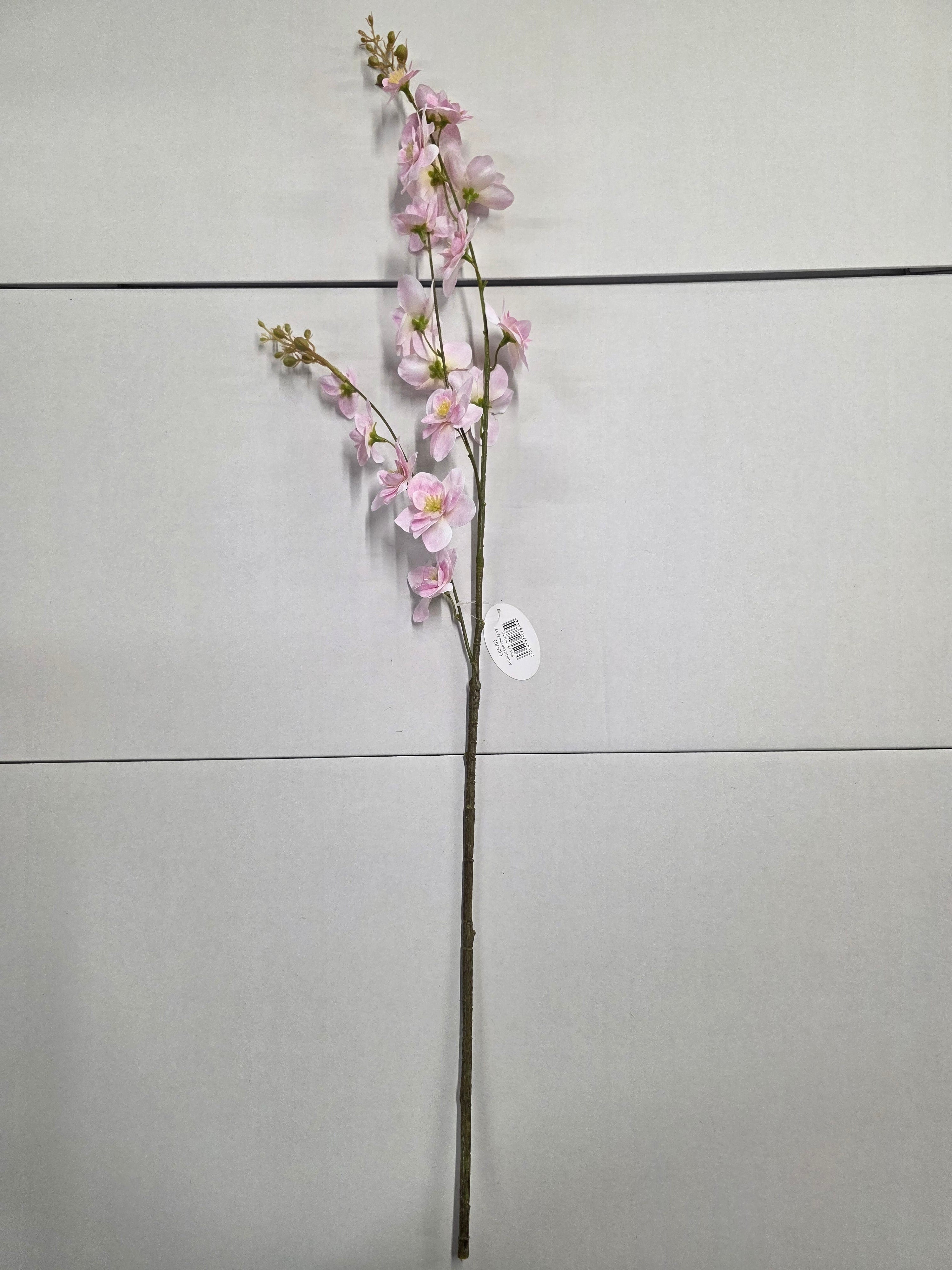 Artificial Larkspur Spray Pink 97cm