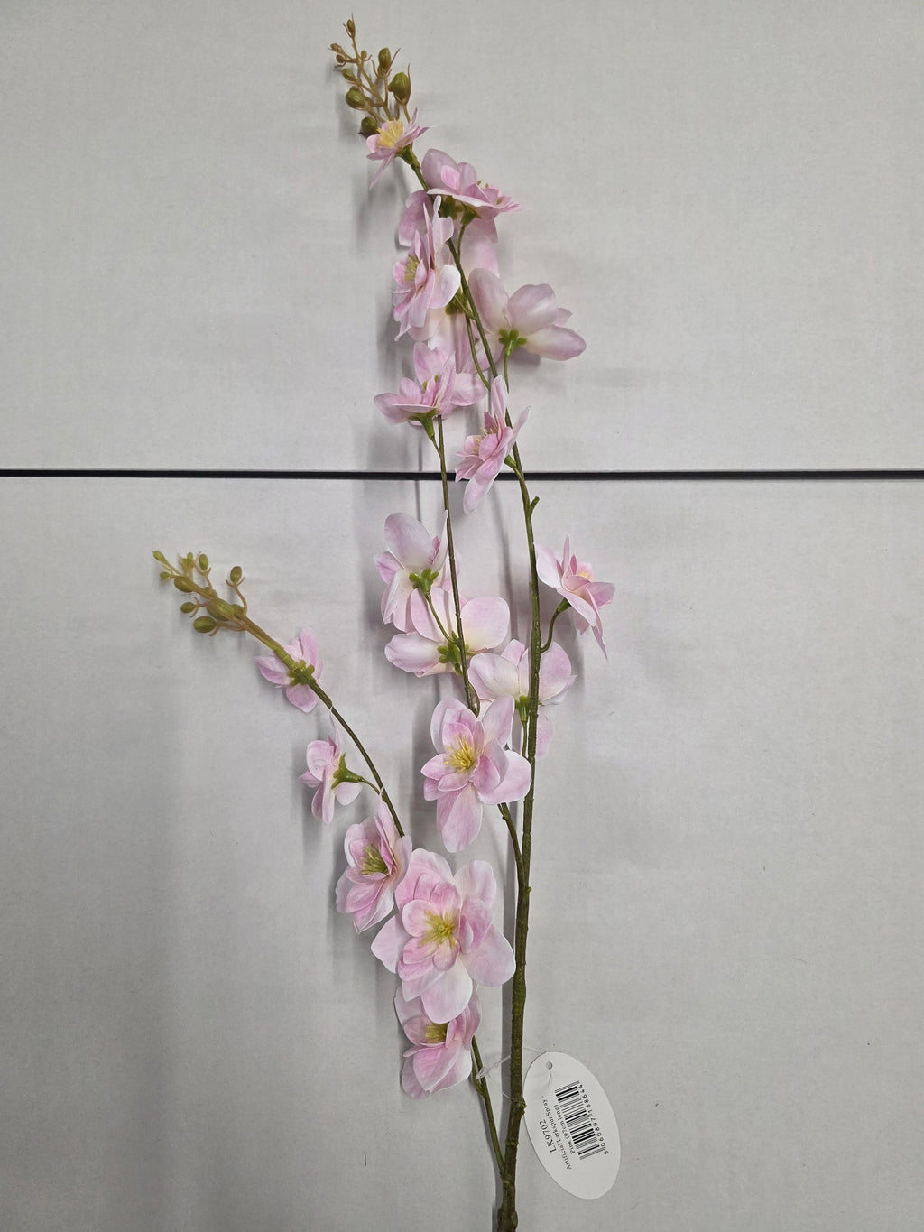 Artificial Larkspur Spray Pink 97cm