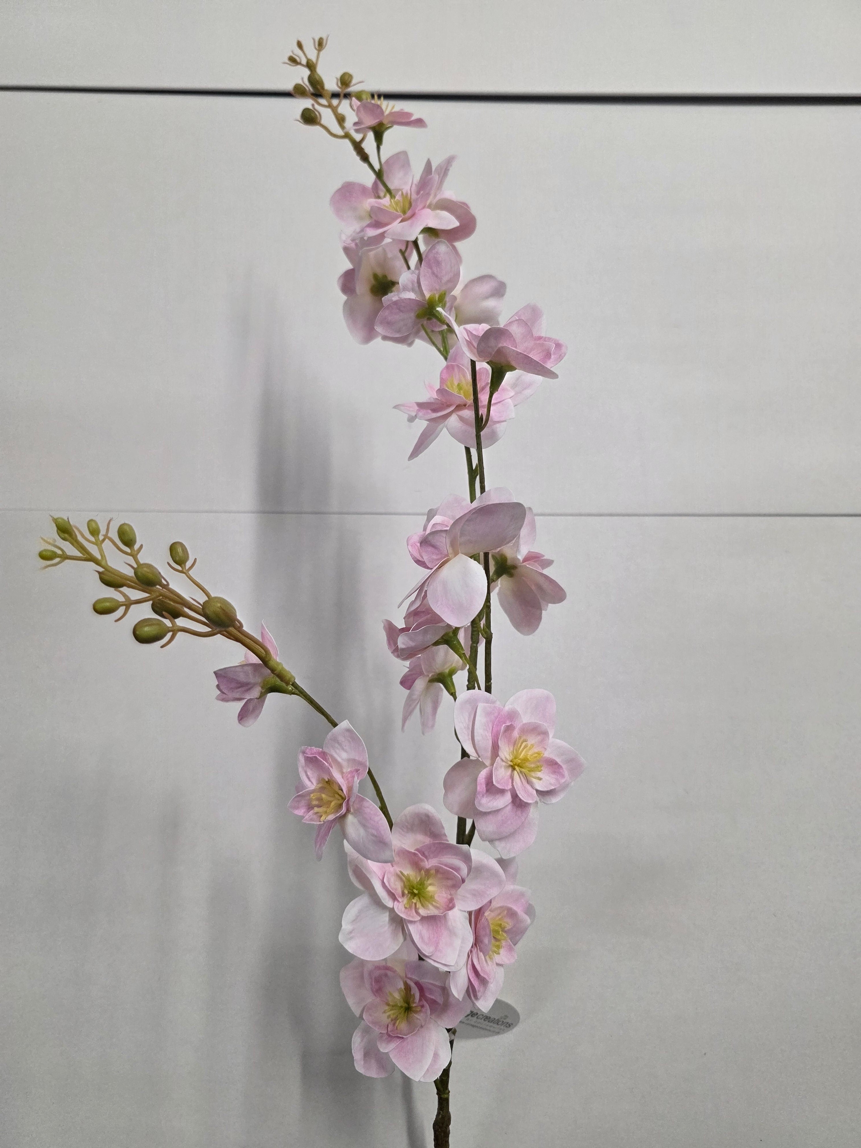 Artificial Larkspur Spray Pink 97cm
