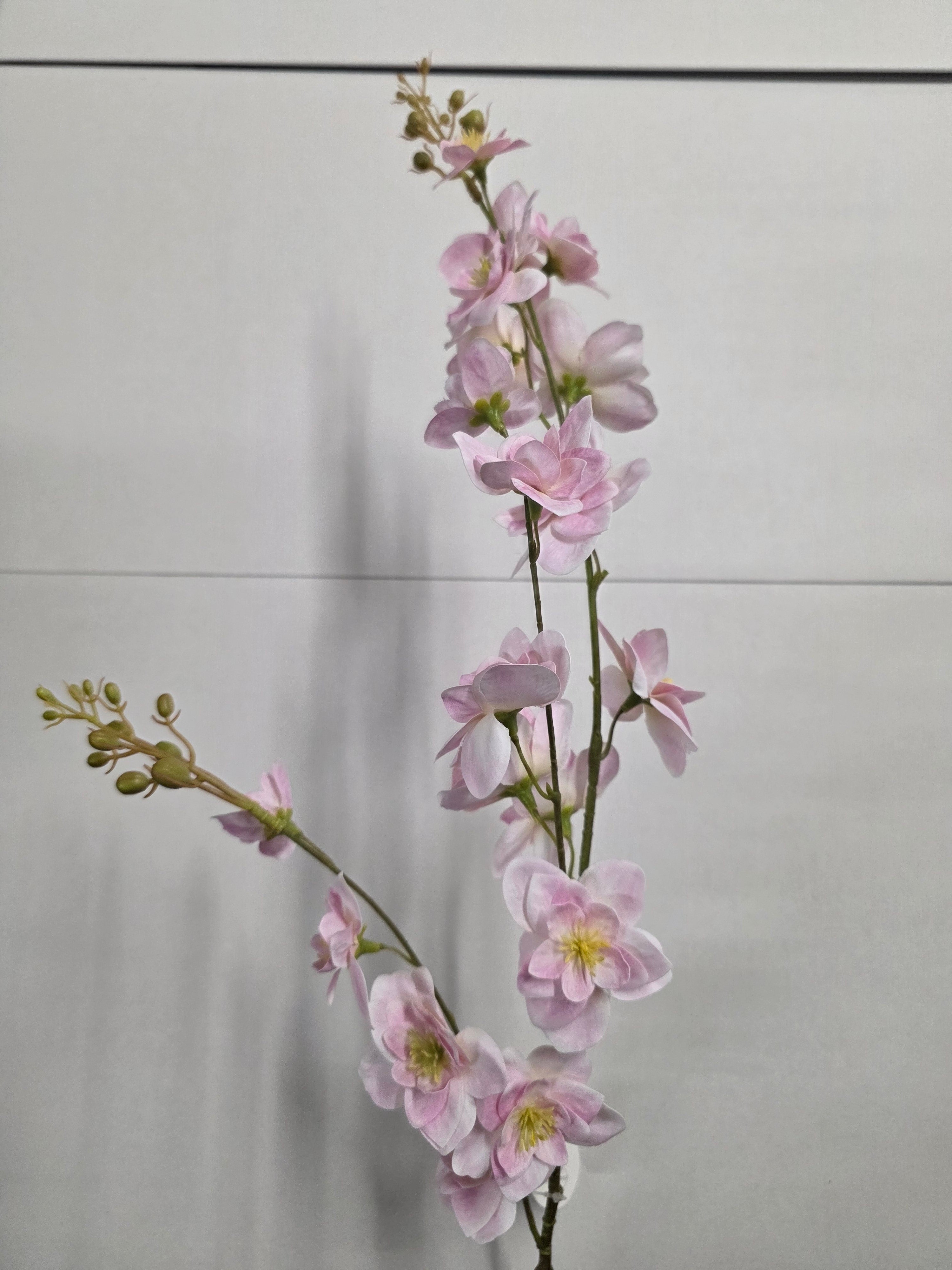 Artificial Larkspur Spray Pink 97cm