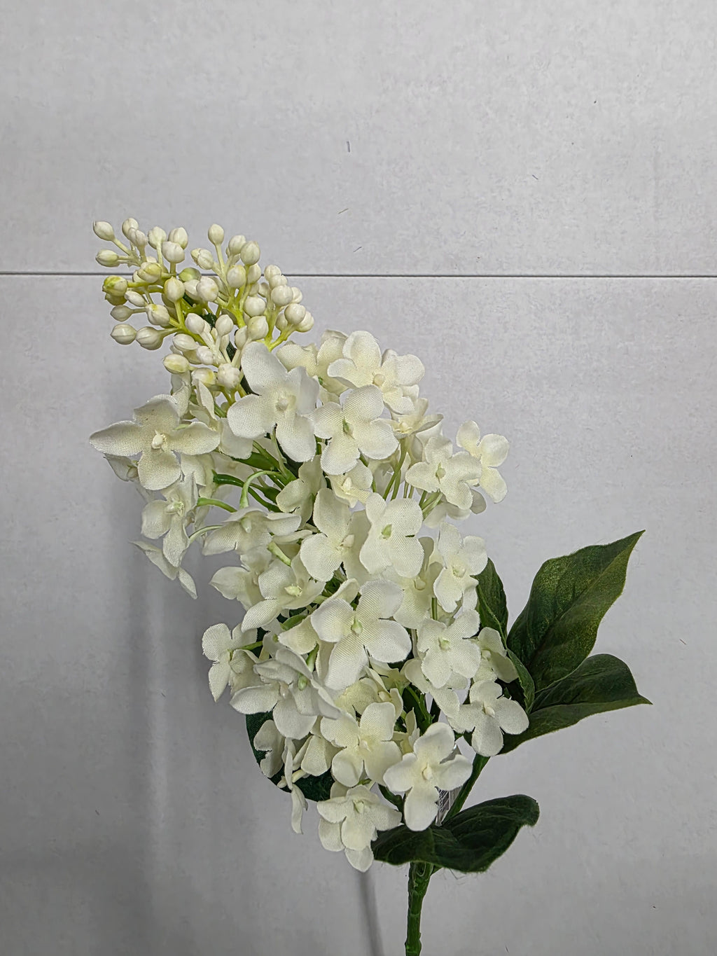Artificial Lilac Spray Cream 63cm