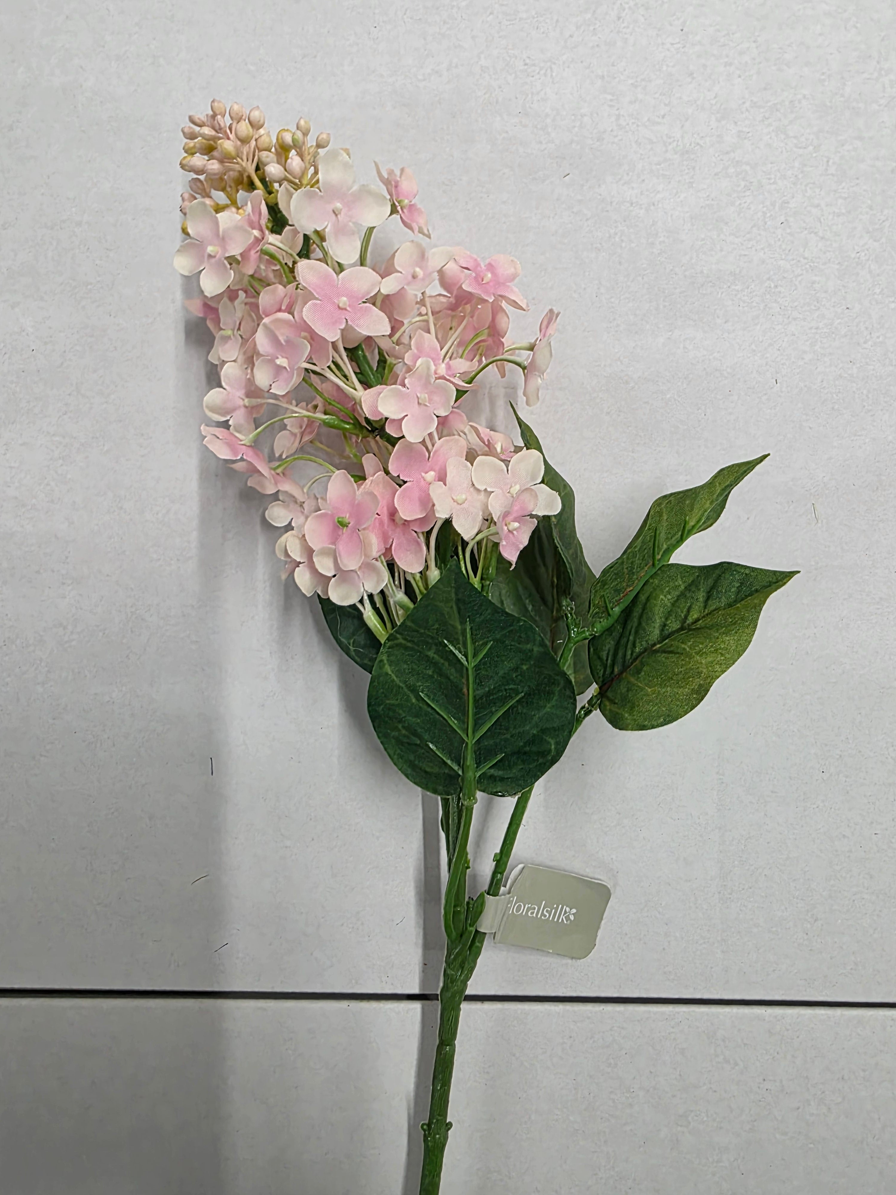 Artificial Lilac Spray Pink 63cm