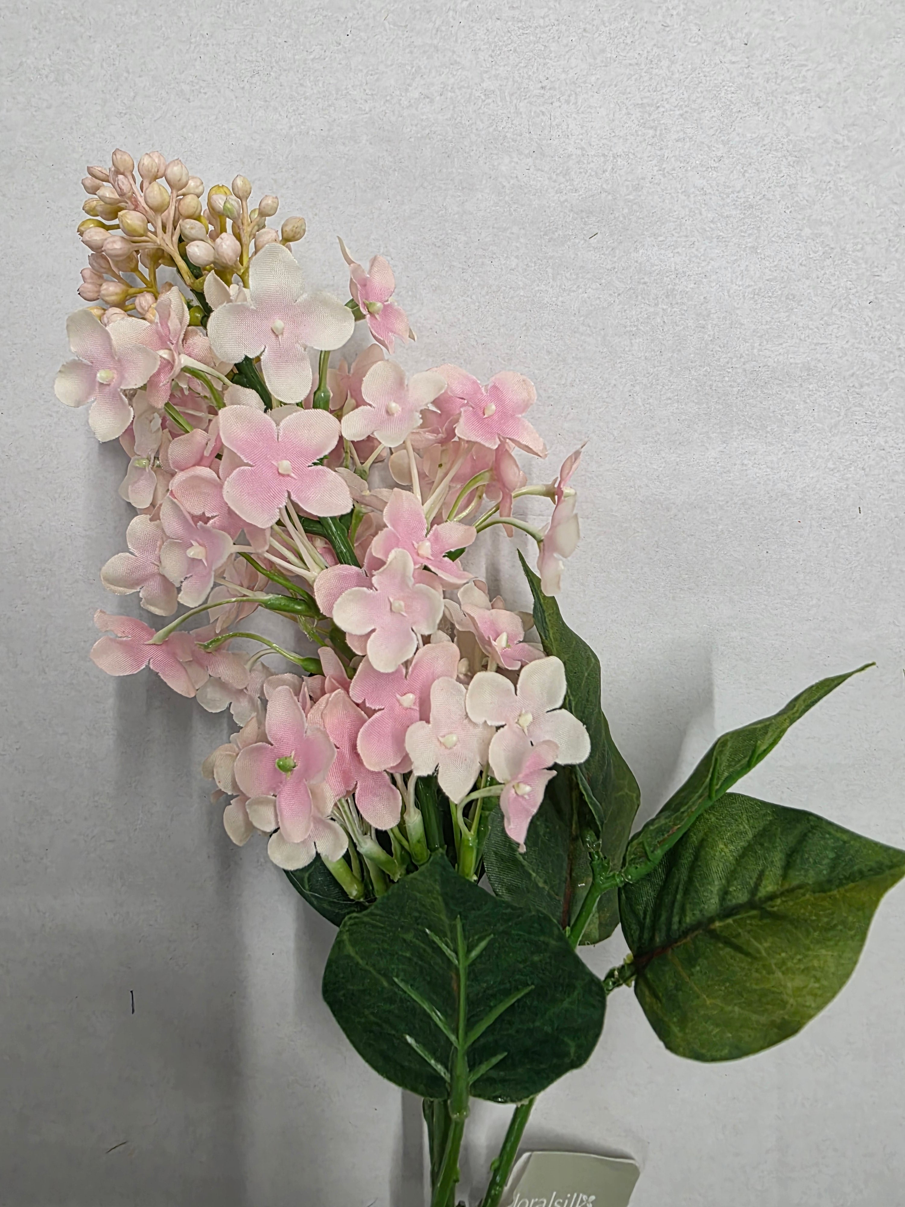 Artificial Lilac Spray Pink 63cm