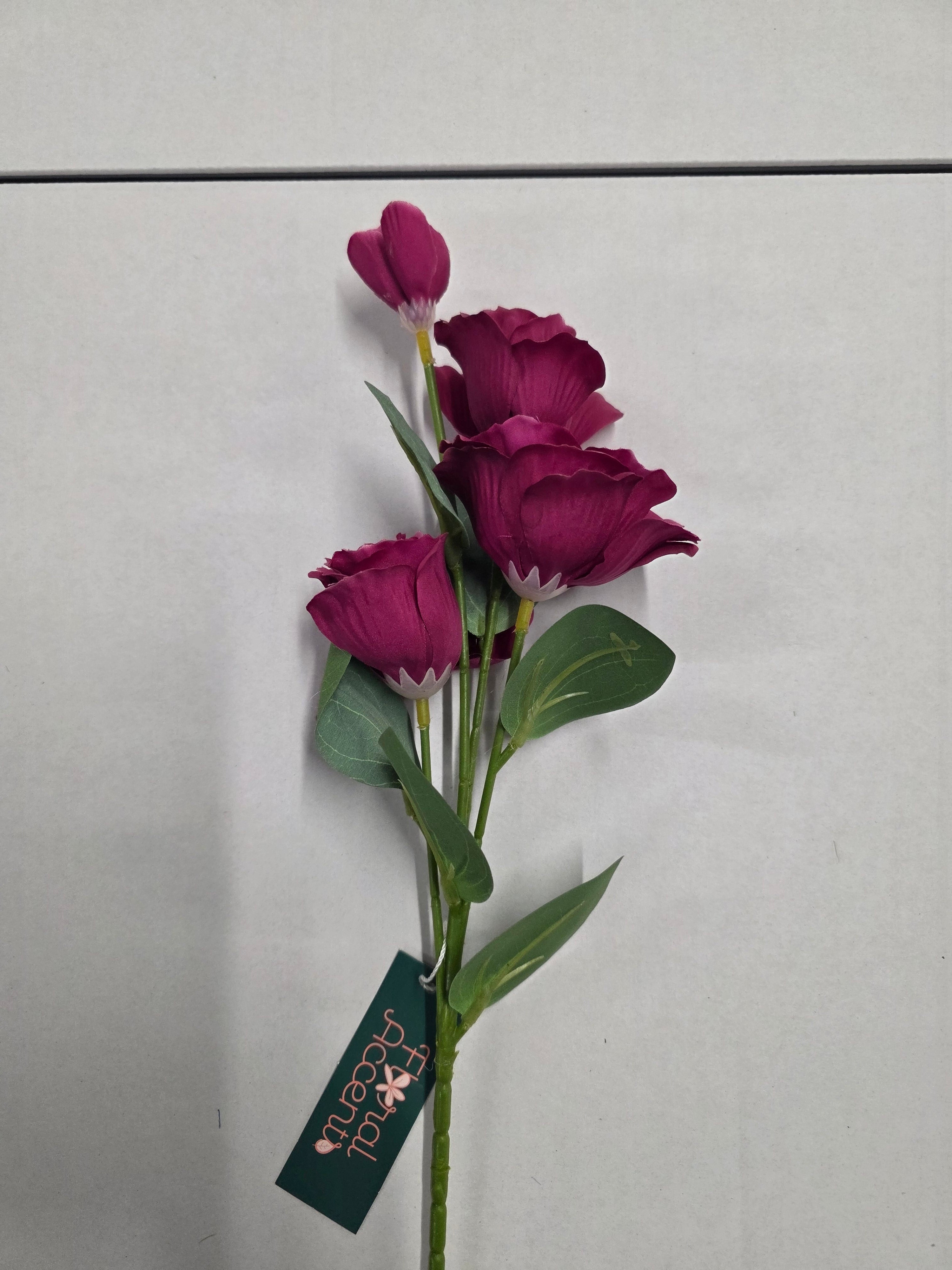 Artificial Lisianthus Beauty 70cm (PACK OF 2)