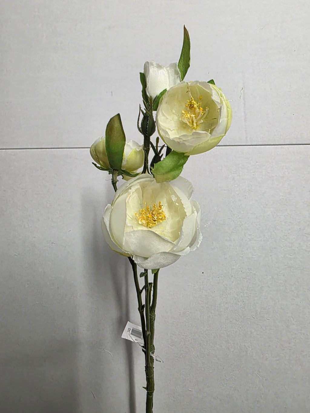 Artificial Lydia Ranunculus Spray Cream (PACK OF 3)