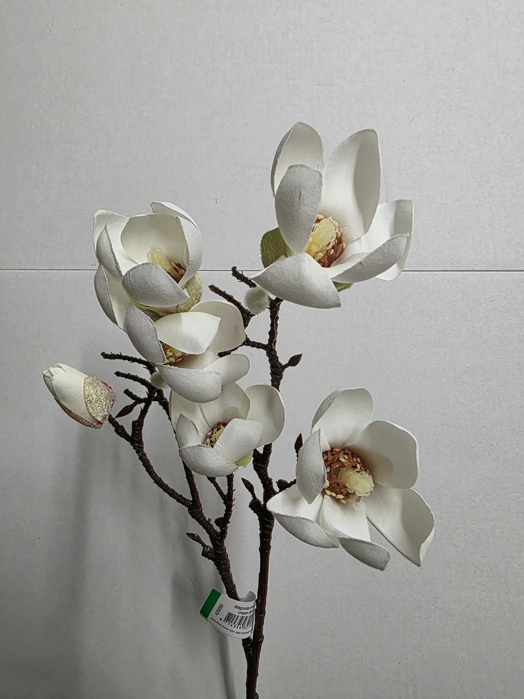 Artificial Magnolia Mini Branch Cream 65cm (PACK OF 2)