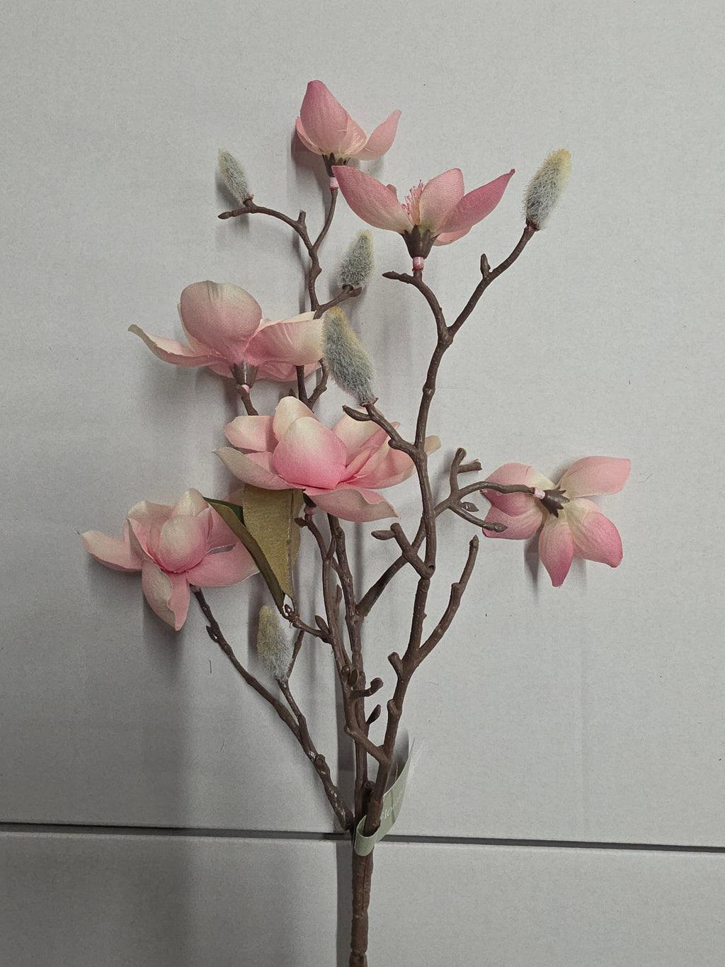 Artificial Magnolia Spray Pink 63cm