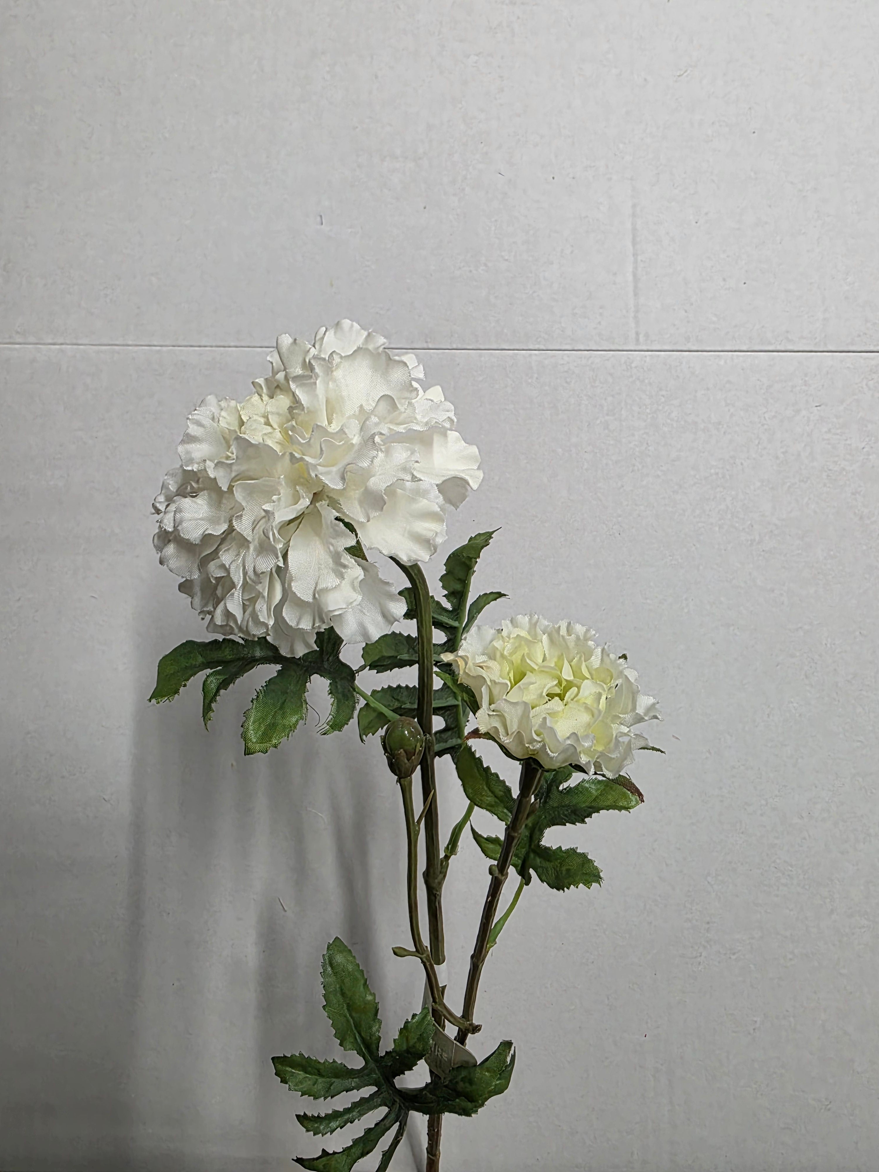 Artificial Marigold White (PACK OF 2)