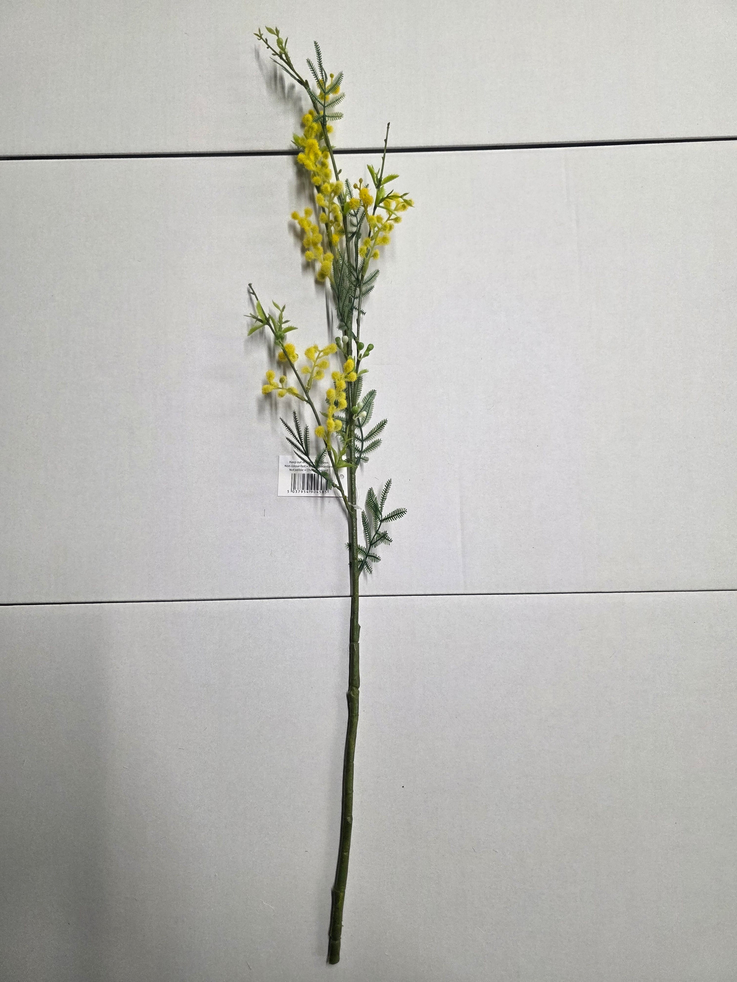 Artificial Mimosa Spray Yellow 80cm (PACK OF 2)