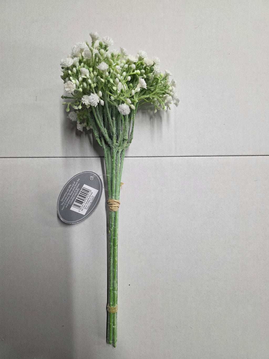 Artificial Mini Gypsophilia Bunch X 6 White 31cm (PACK OF 2)