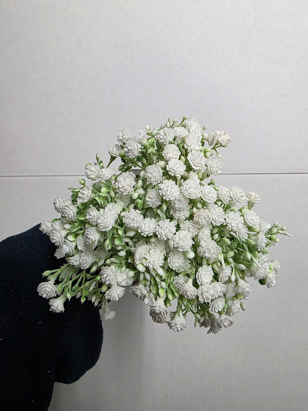Artificial Mini Gypsophilia Bunch X 6 White 31cm (PACK OF 2)