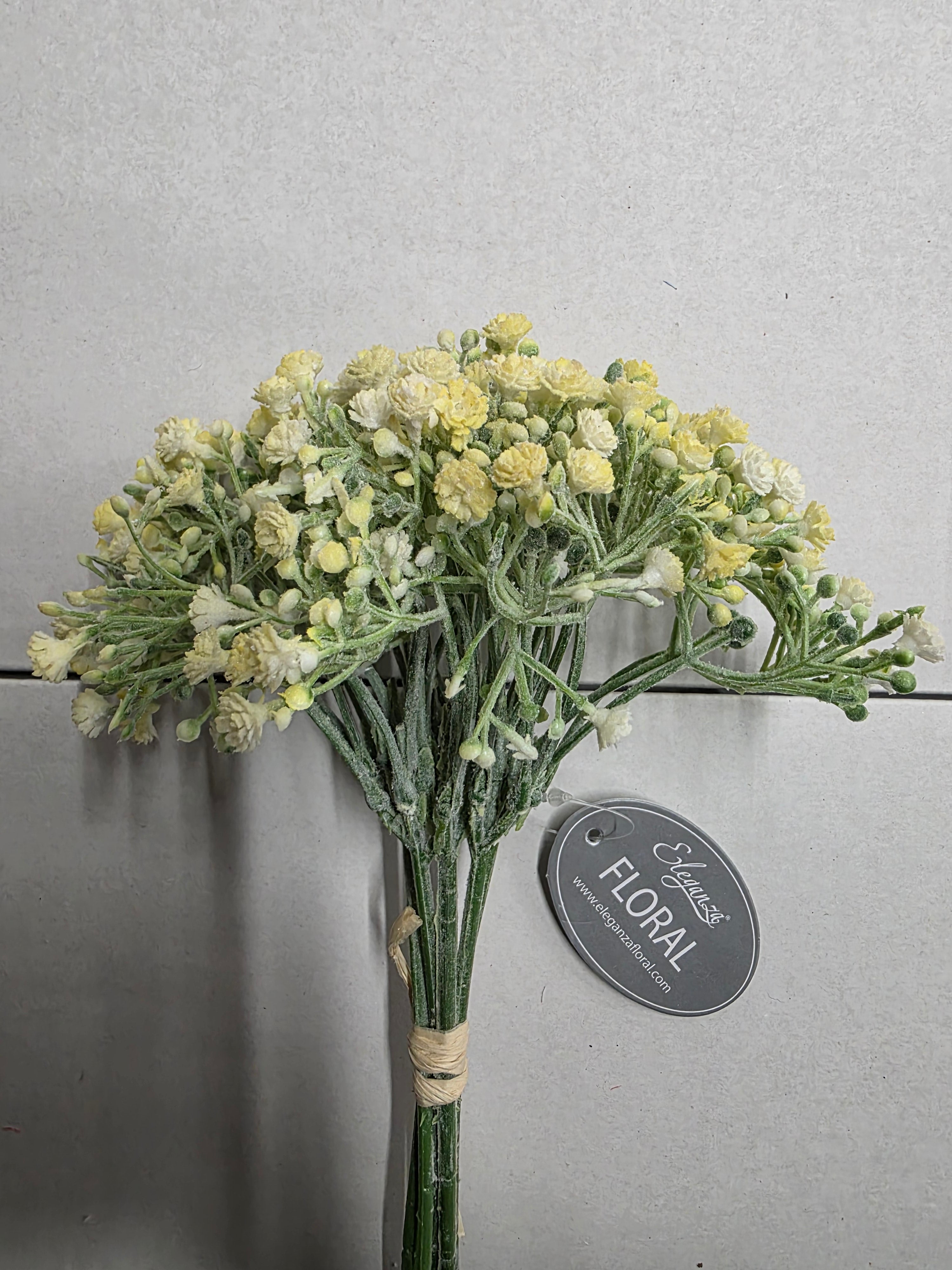 Artificial Mini Open Gypsophilia With Bud Bunch X 6 (PACK OF 2)