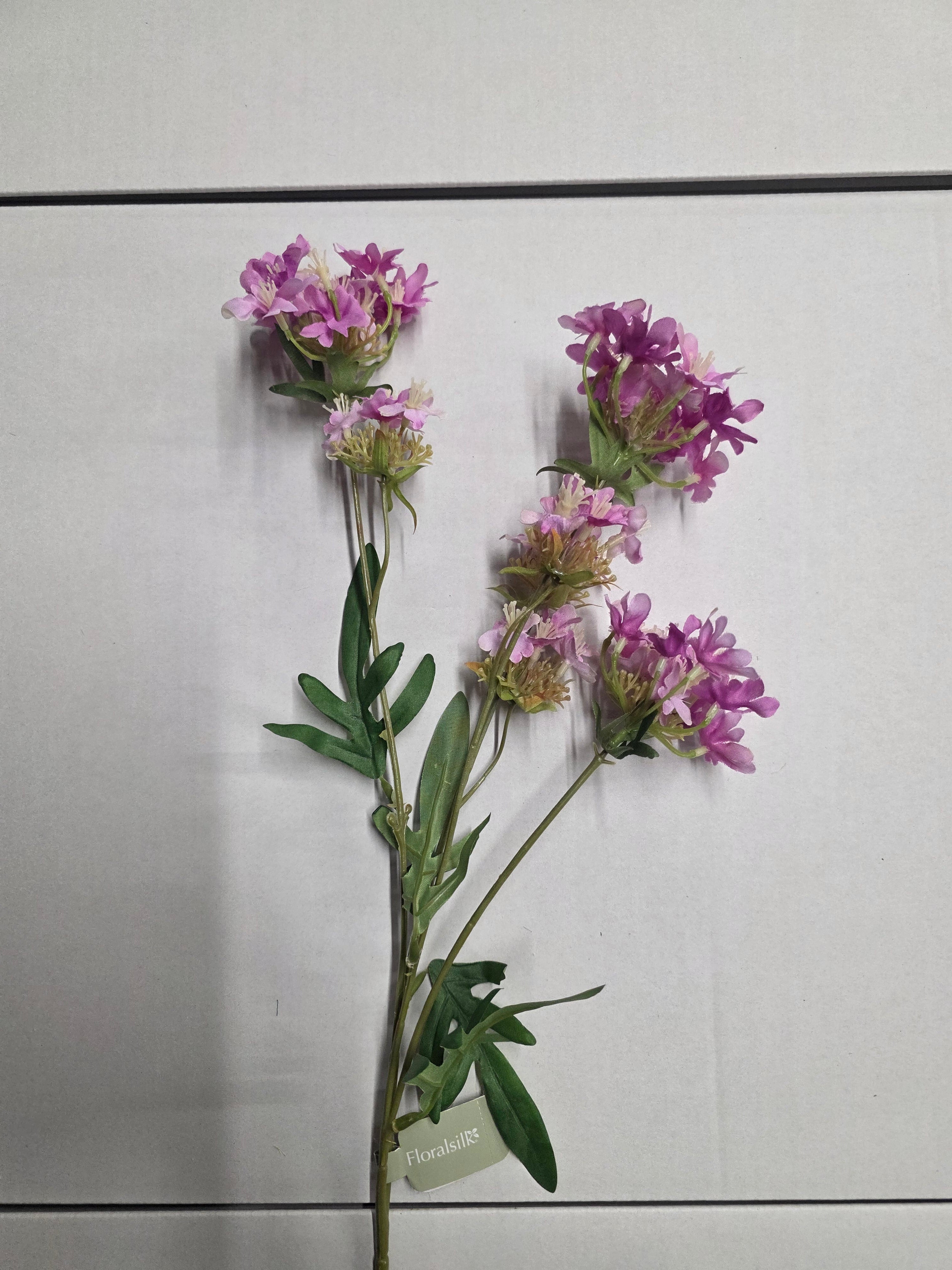 Artificial Mini Wild Flower Spray 68cm Violet (PACK OF 2)