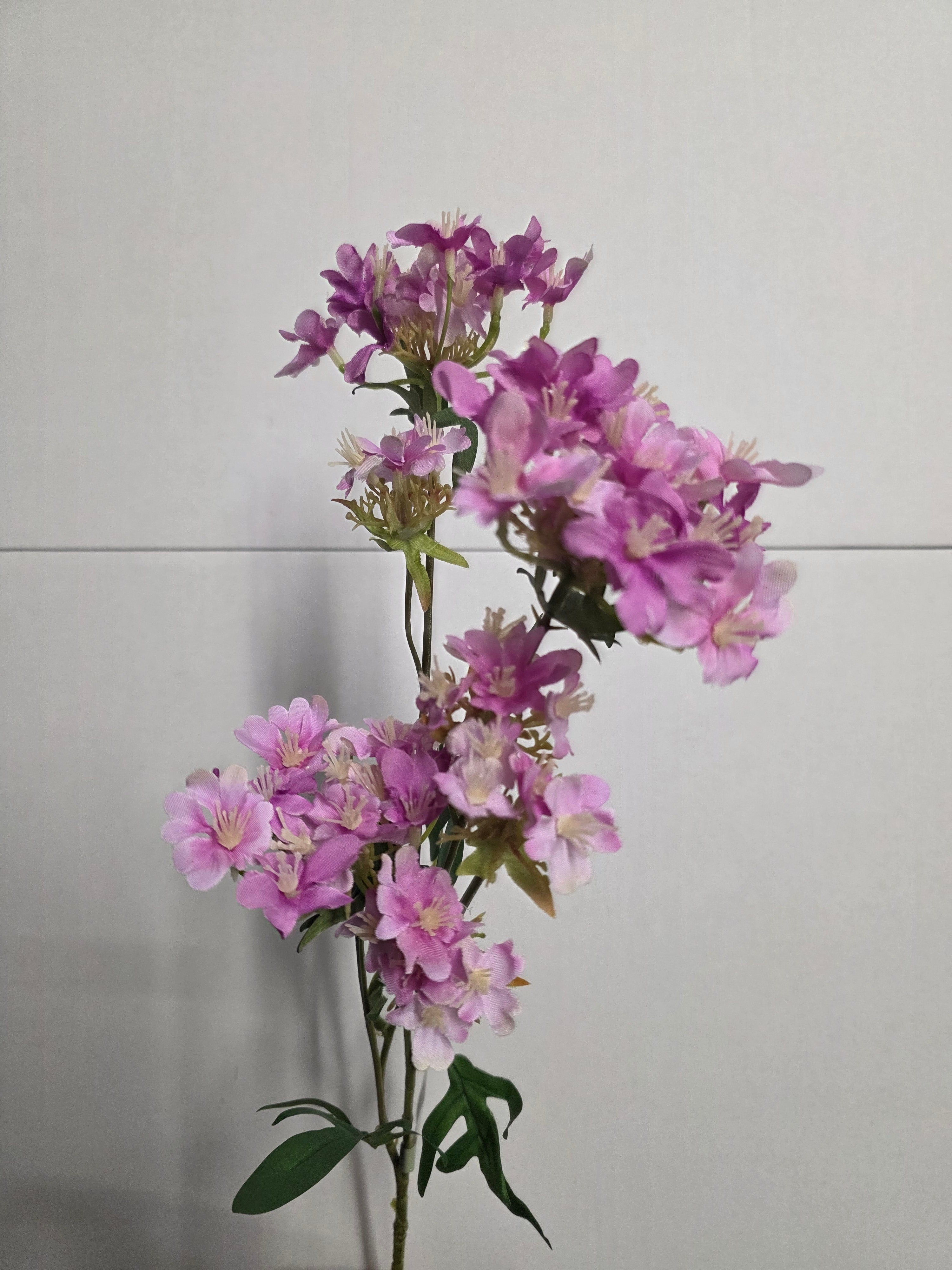 Artificial Mini Wild Flower Spray 68cm Violet (PACK OF 2)