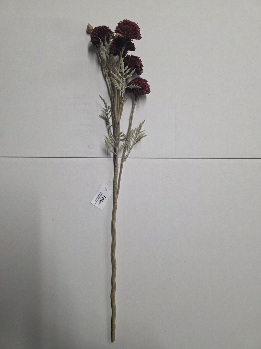 Artificial Mum Spray 5 Heads Burgundy (PACK OF 2)