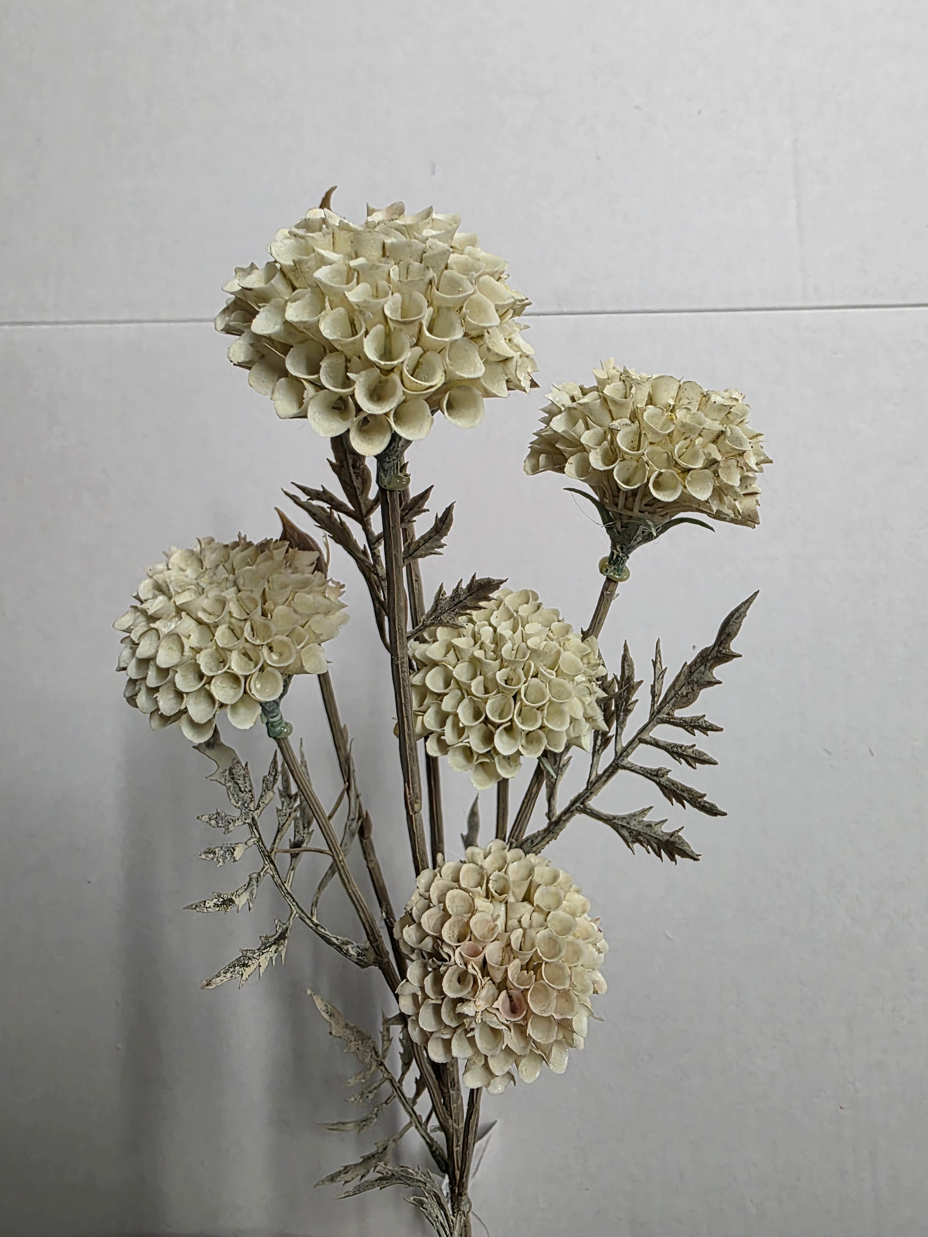 Artificial Mum Spray 5 Heads Cream (PACK OF 2)