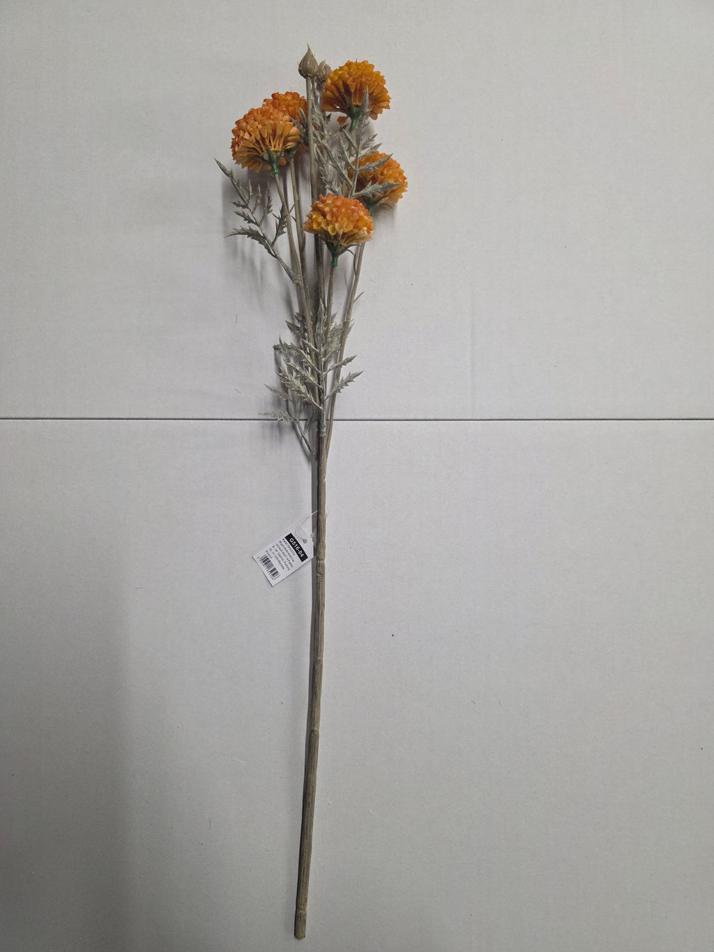 Artificial Mum Spray 5 Heads Orange (PACK OF 2)