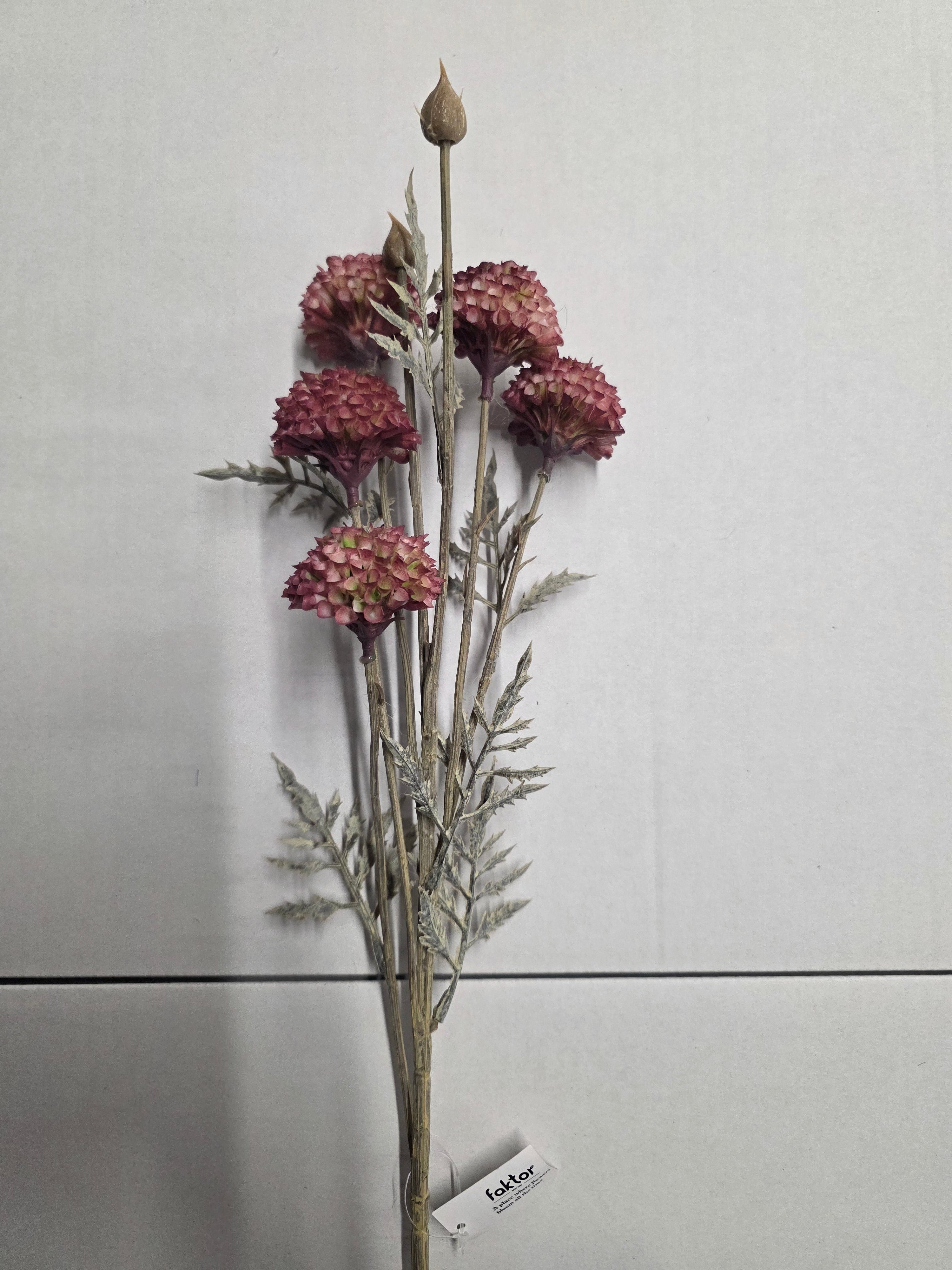 Artificial Mum Spray 5 Heads Pink (PACK OF 2)