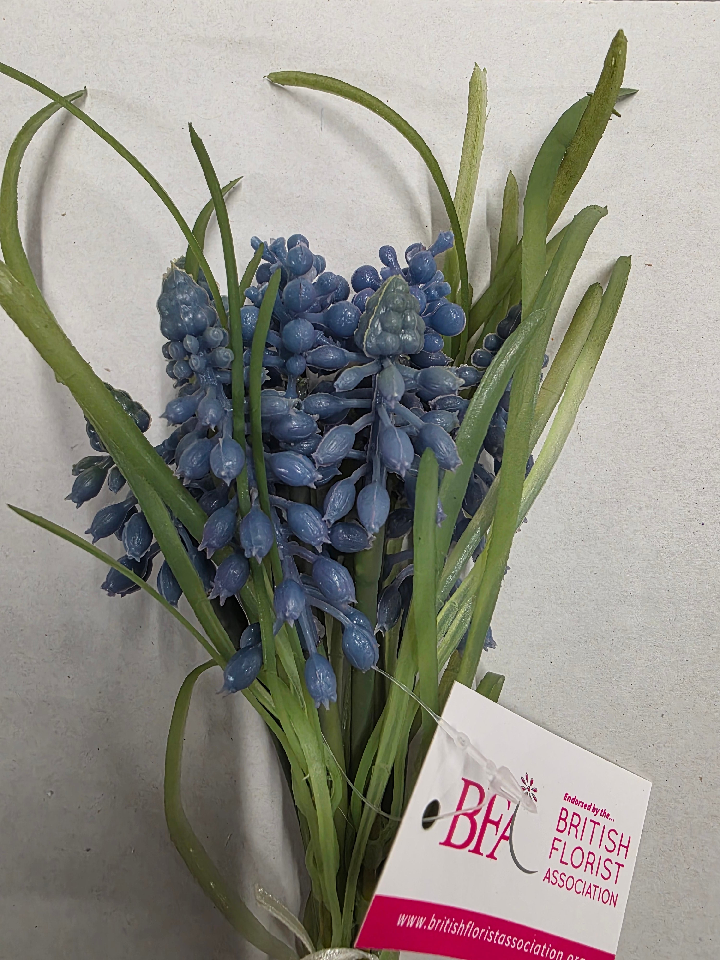 Artificial Muscari Blue (PACK OF 2)