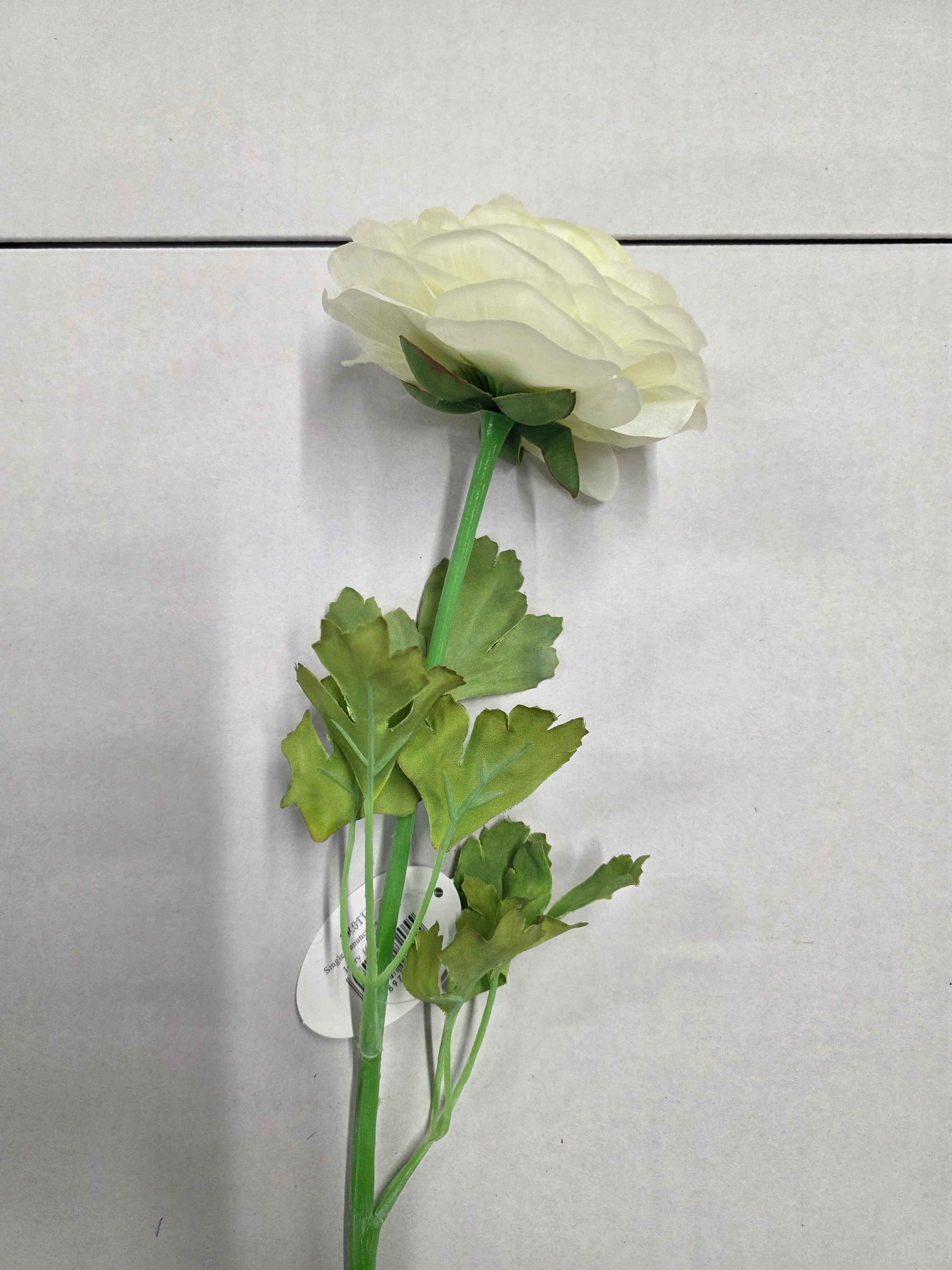 Artificial Ranunculus Cream (PACK OF 2)