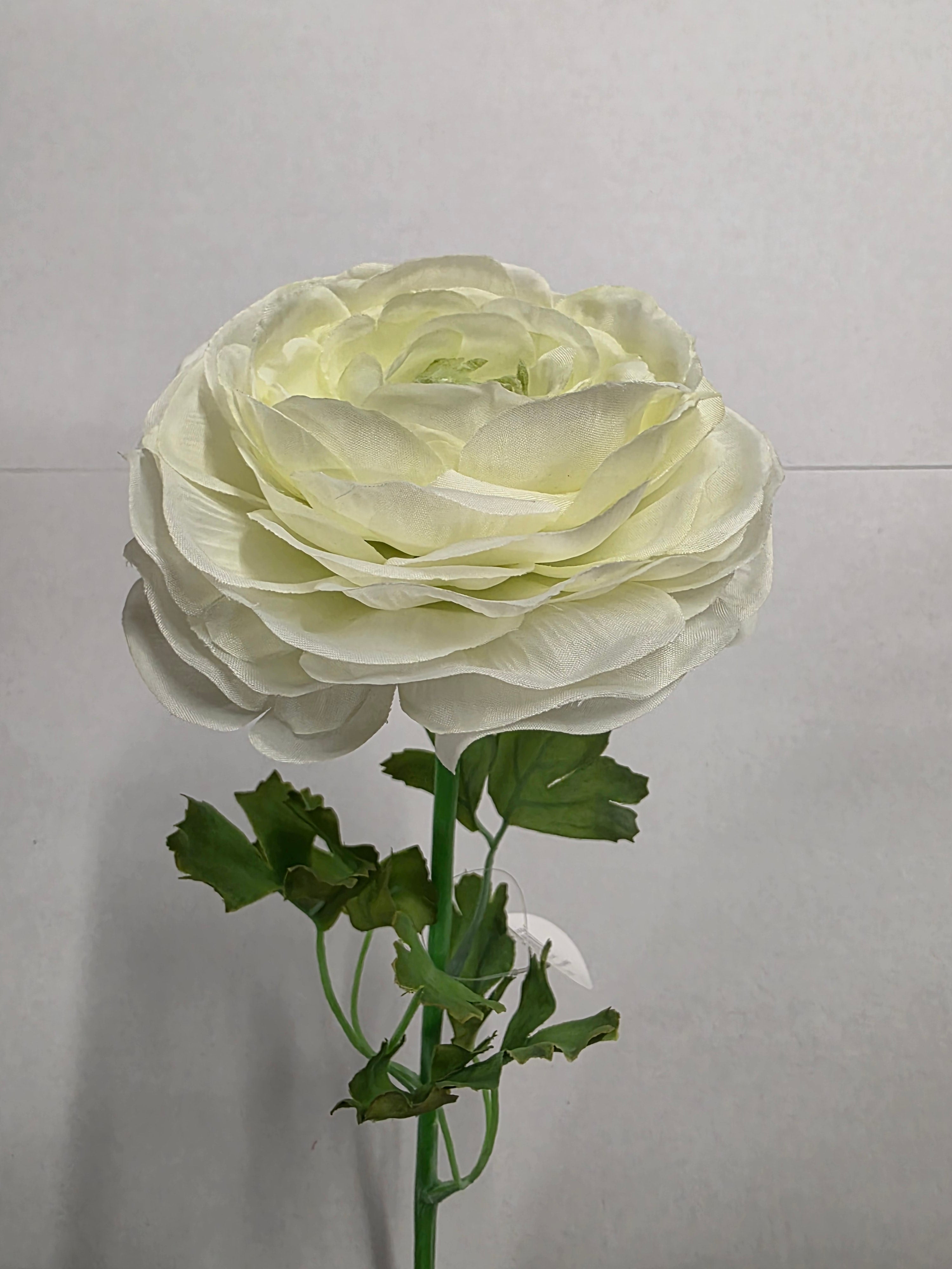 Artificial Ranunculus Cream (PACK OF 2)