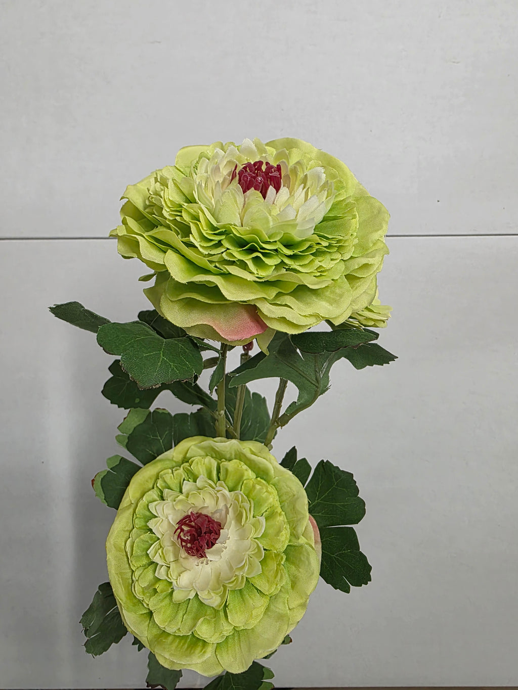 Artificial Ranunculus Green 85cm